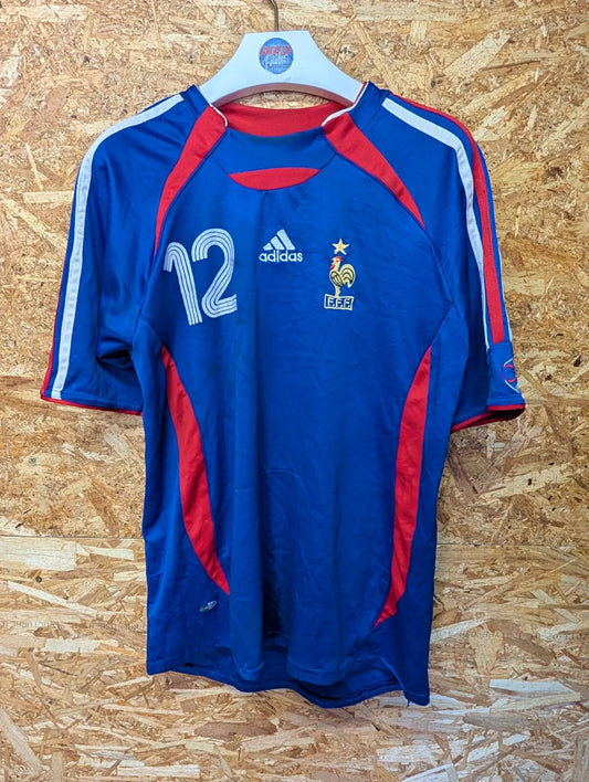 Vintage Adidas France 04/05 Home Shirt Mens XL Henry Name 12 Blue S/S World Cup