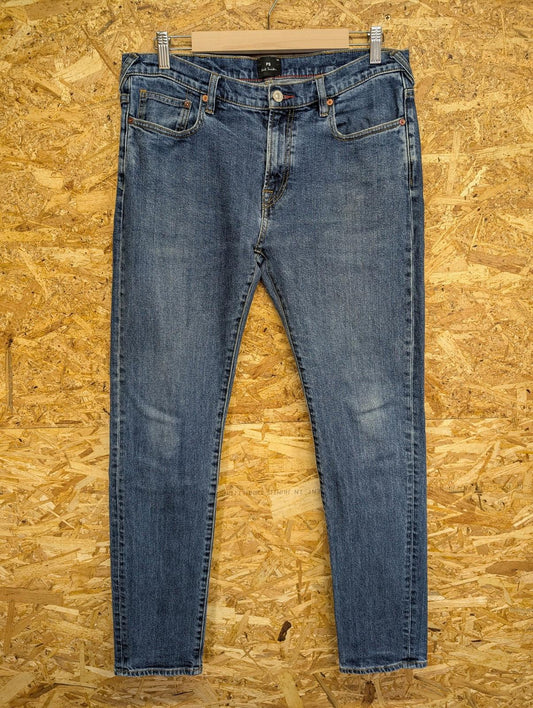 Paul Smith Slim Fit Jeans W34 L31 Men Mid Wash Denim Classic Blue Oi Polloi