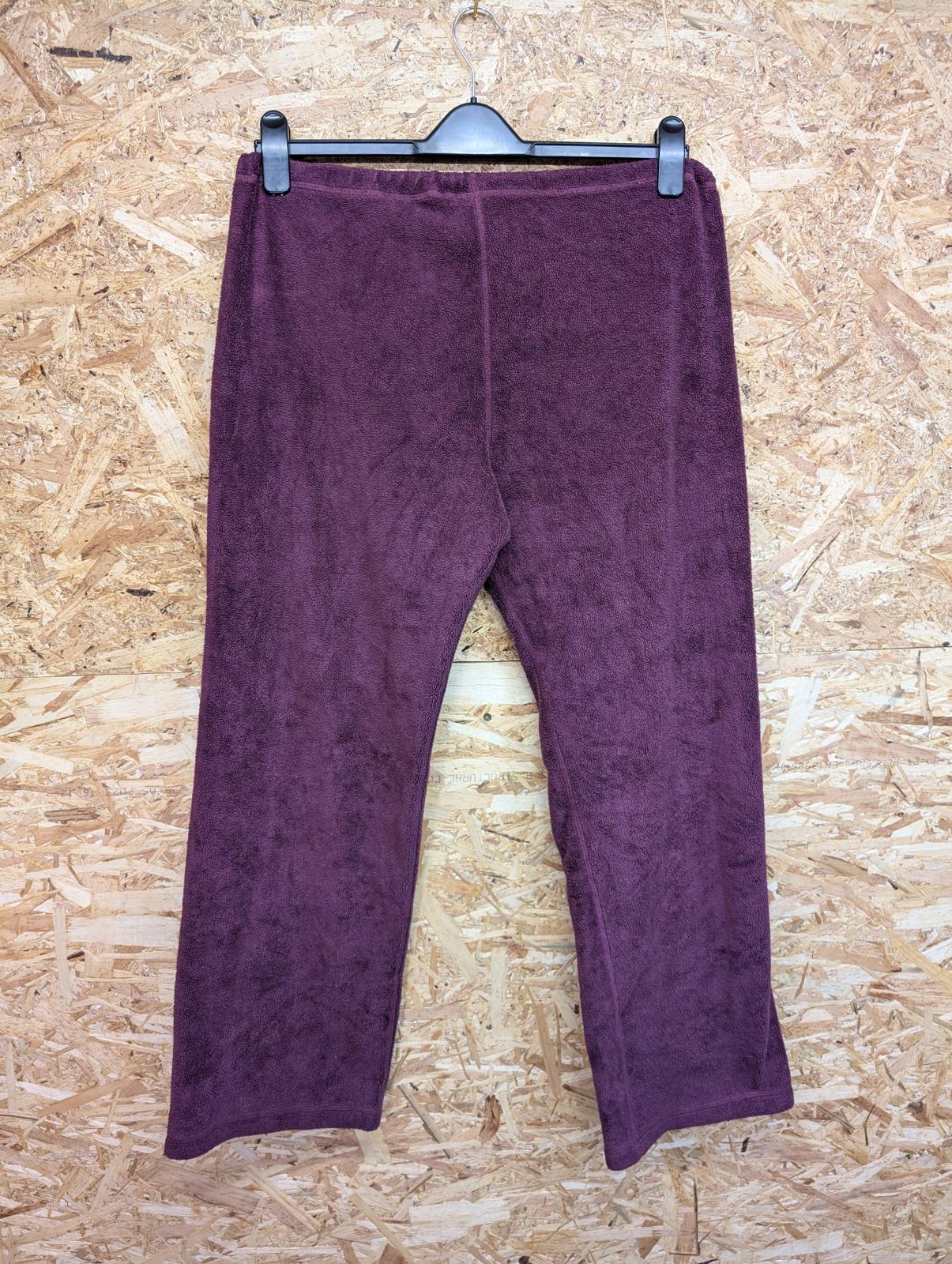 Patagonia Joggers Womens Medium Rhythm Fleece Pants Burgundy Red Purple