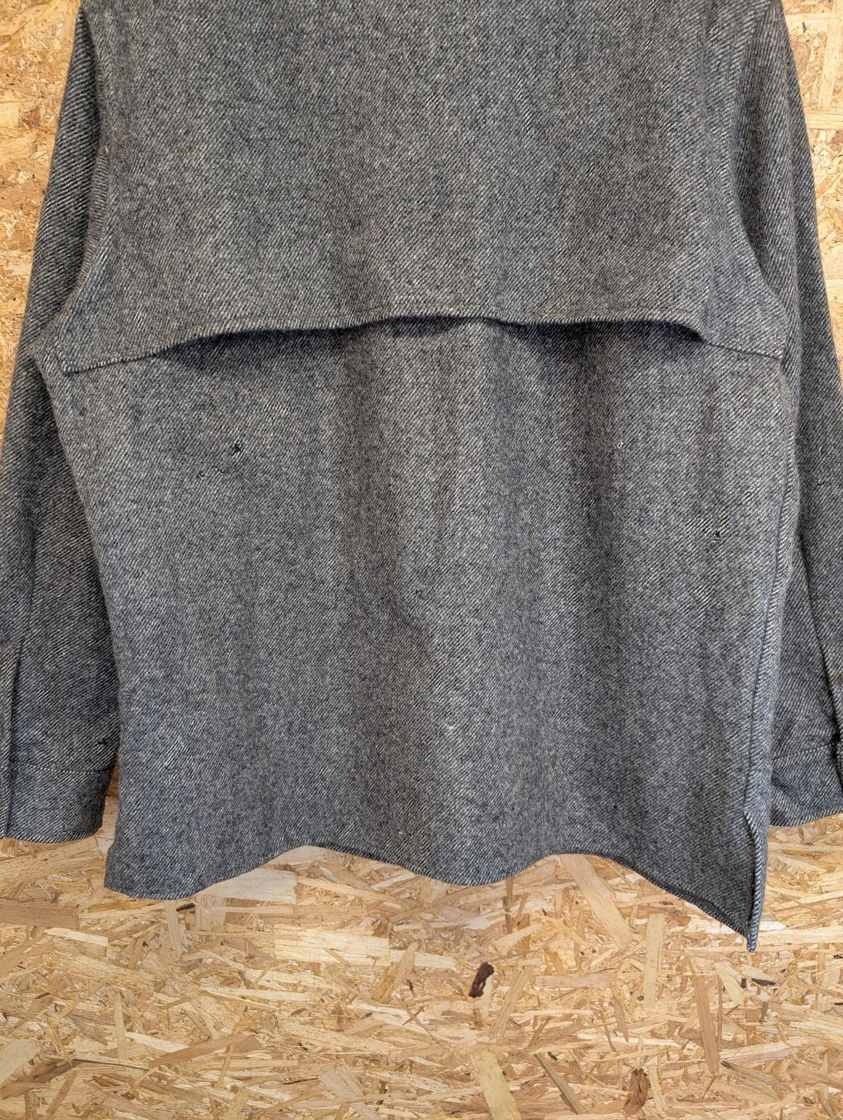 Filson Wool Cape Coat Large Men Style 95 Double Mackinaw Grey Jacket Vintage