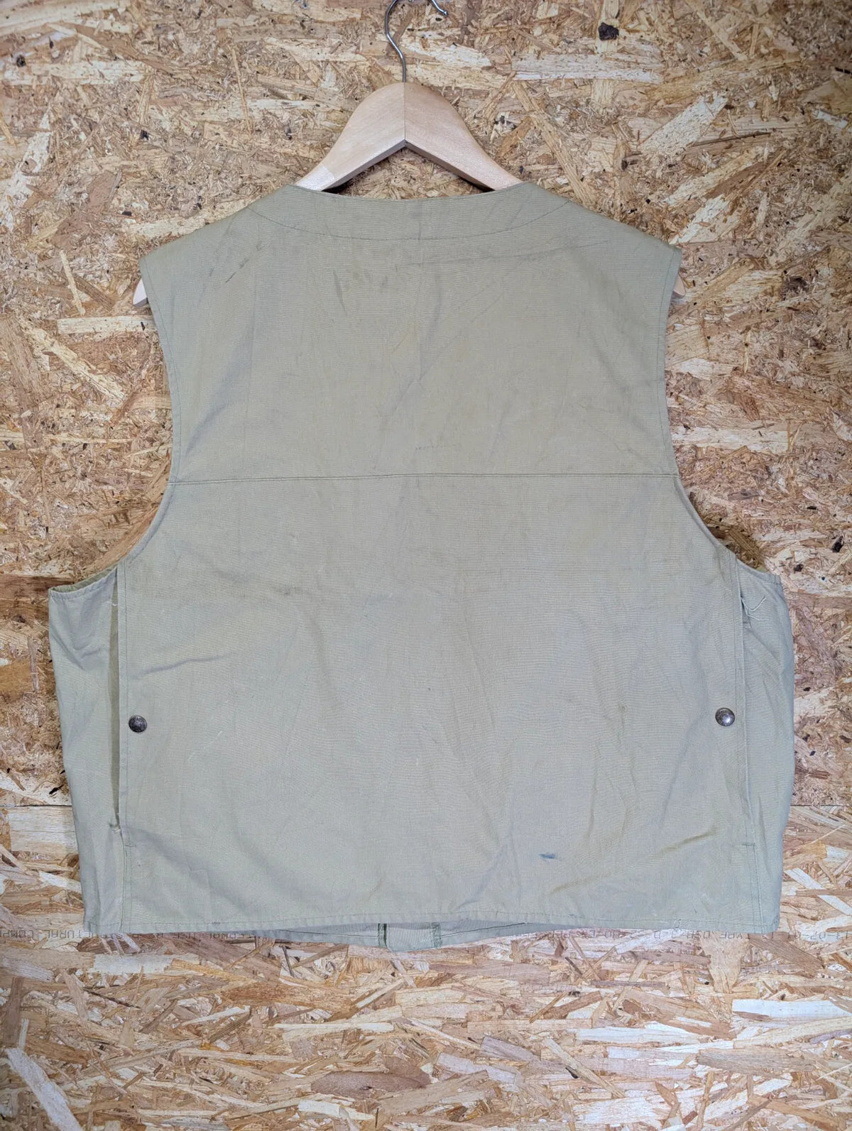 Vintage Filson Dry Cloth Vest 48 XXL Gilet Tan Made USA Canvas Heritage Tin 60s