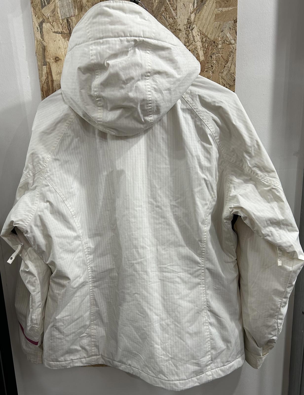 Columbia Titanium Womens Size 12 Ski Snowboard Thermal Jacket White Hooded