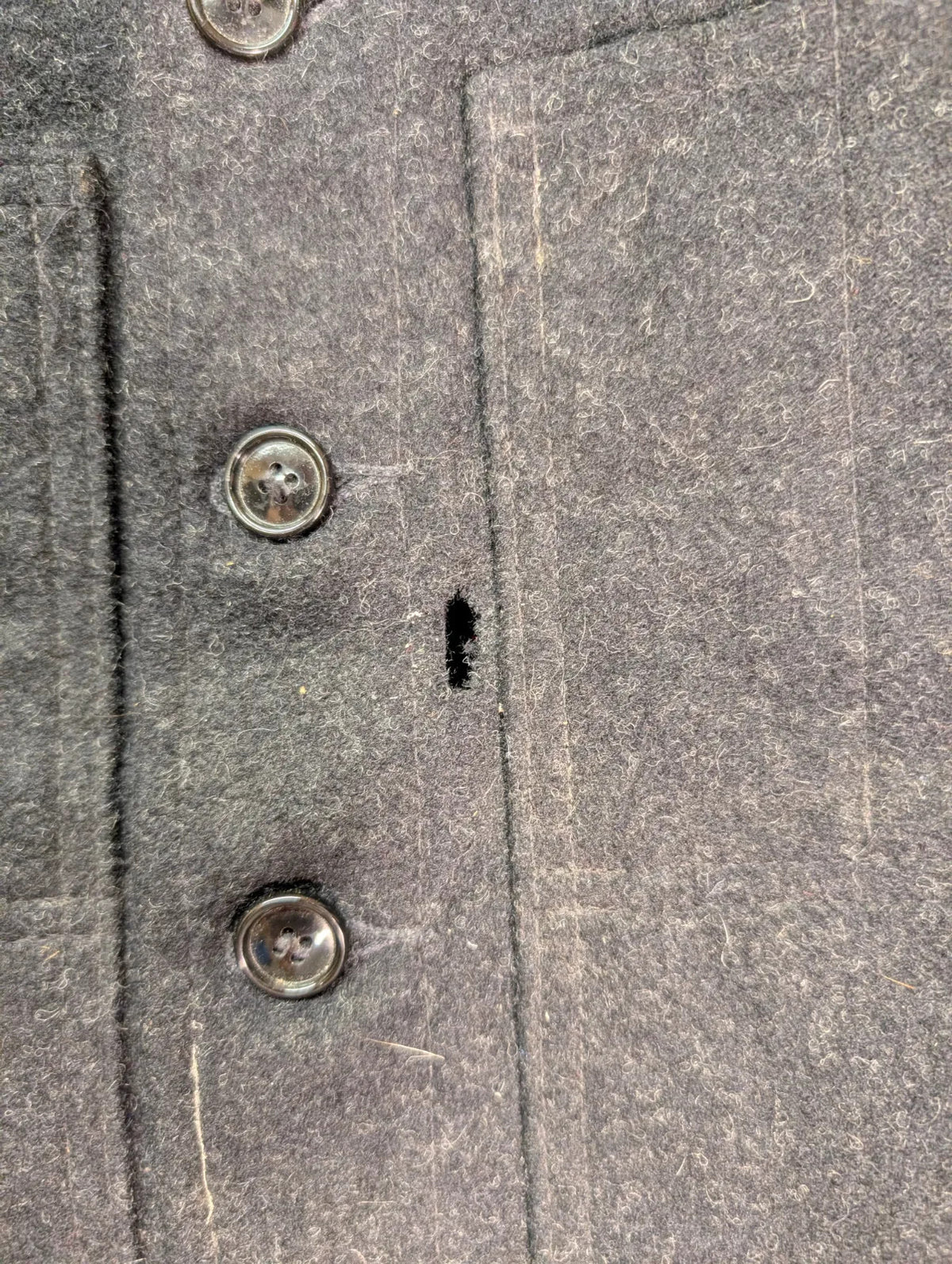 Filson Mackinaw Wool Vest Mens 2XL Charcoal Grey Body Warmer USA Made Heritage