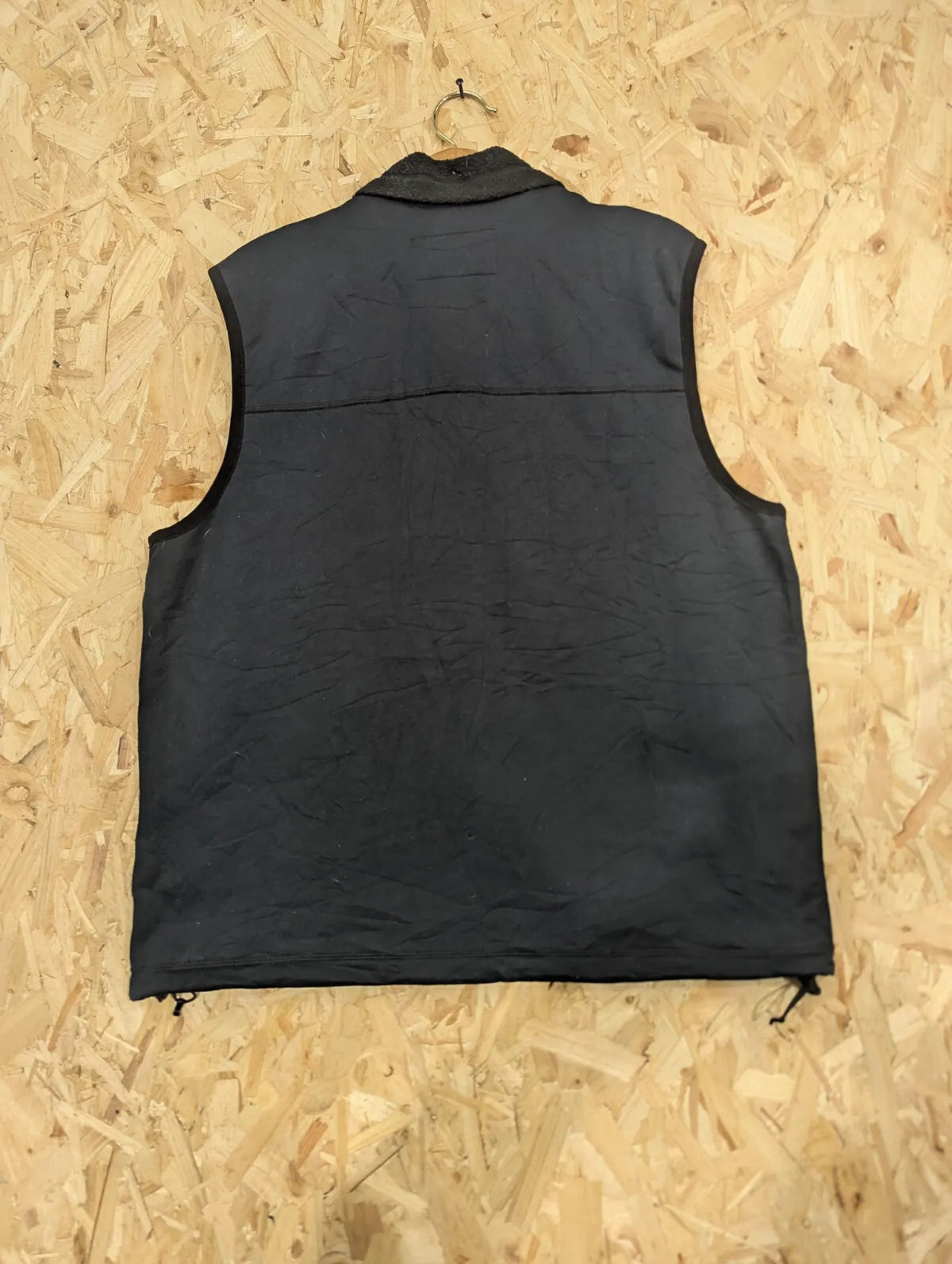 Filson Granite Spire Fleece Vest Mens Large Grey Black Fleece Lined Full Zip