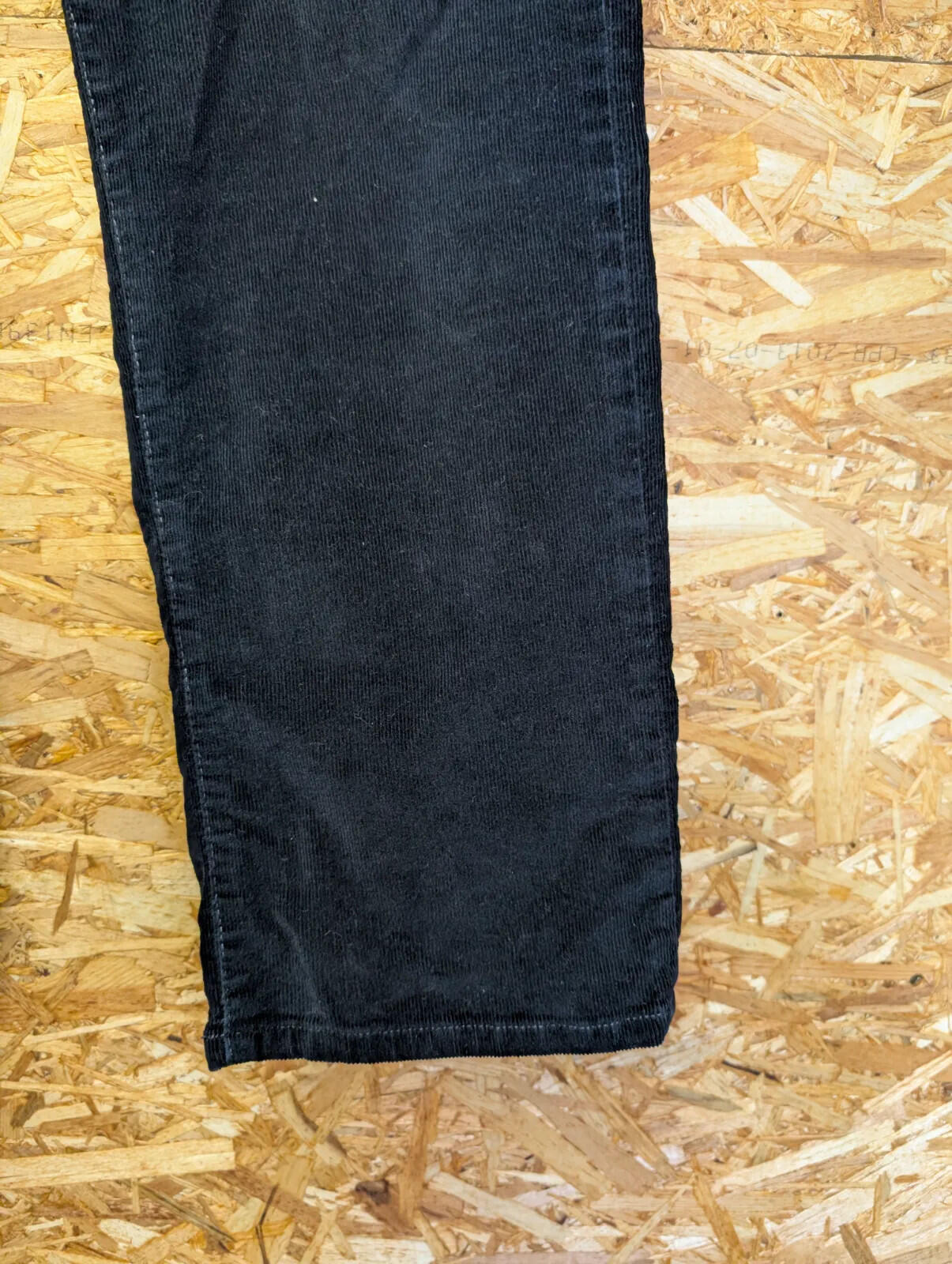 Wrangler Arizona Corduroy Jeans Mens W34 L30 Black Cotton Straight Leg Zip Fly