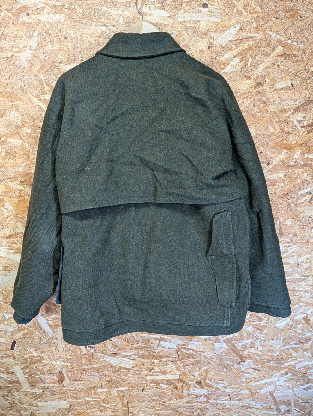 Filson Double Mackinaw Wool Cruiser Coat Mens XL Green Cape Heavy Jac USA Made