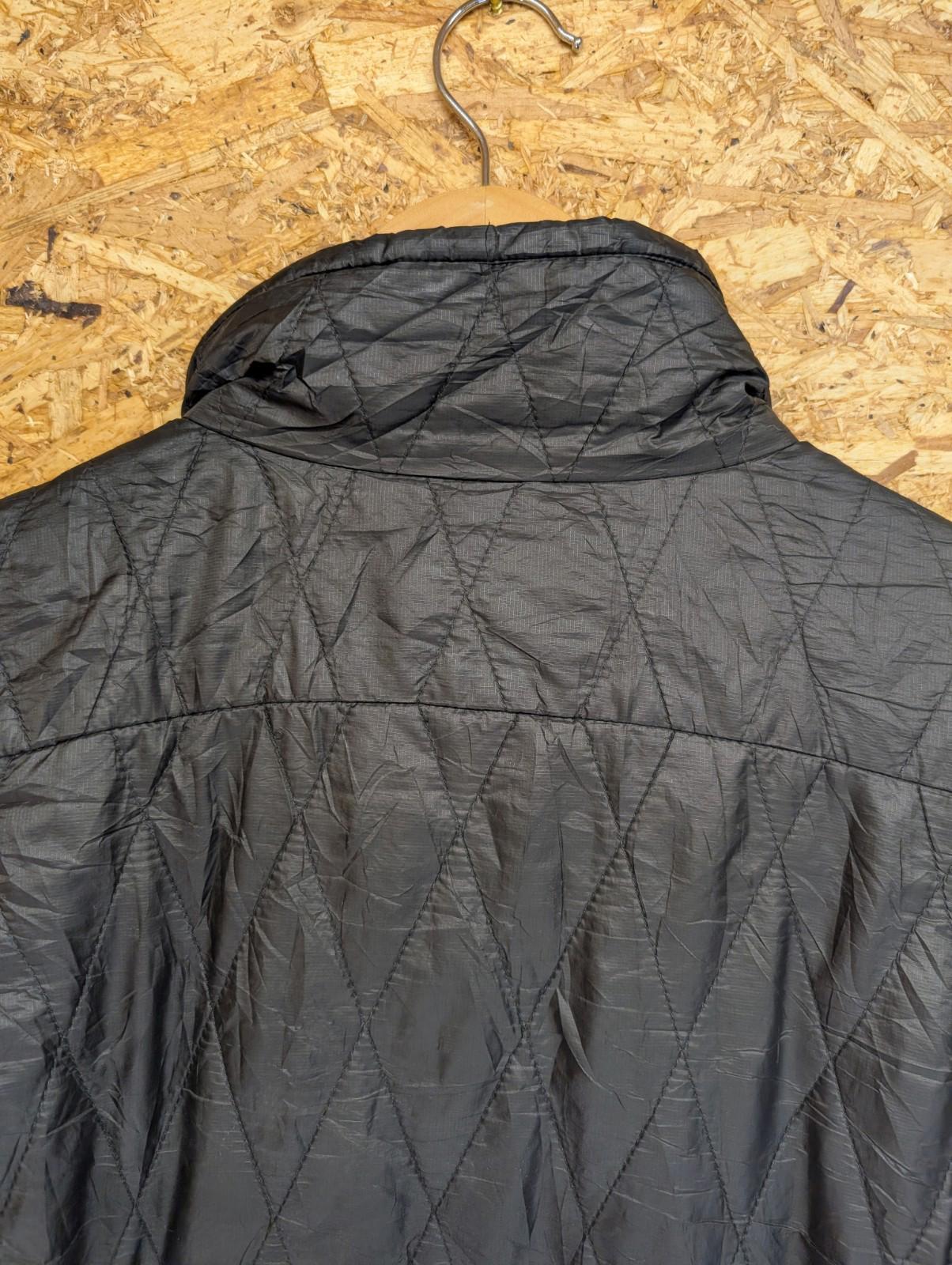 Patagonia Nano Puff Jacket Women Small Black Primaloft Zip Quilted Layer Coat