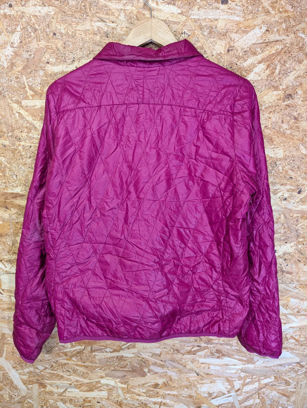 Patagonia Nano Puff Pullover Womens Medium Magenta Quilt Lightweight Primaloft