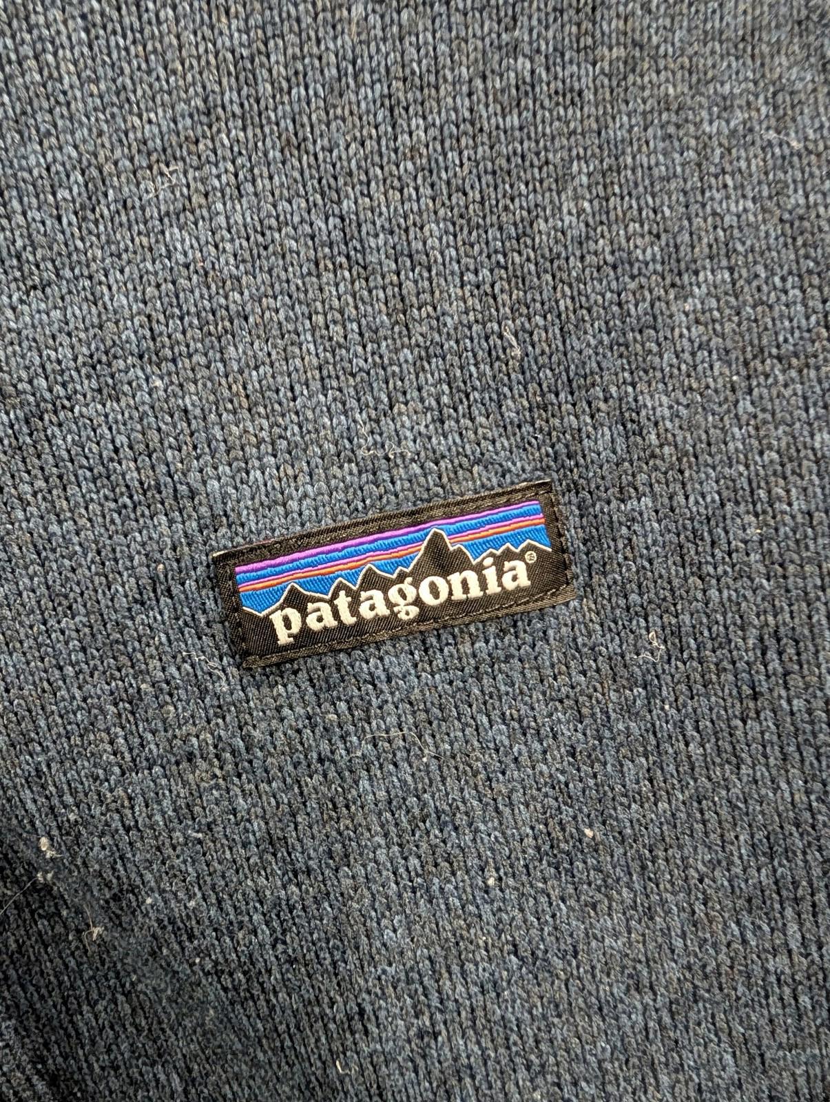 Patagonia Better Sweater Fleece XL Women 1/4 Zip Pullover Navy Blue Snap Hiking