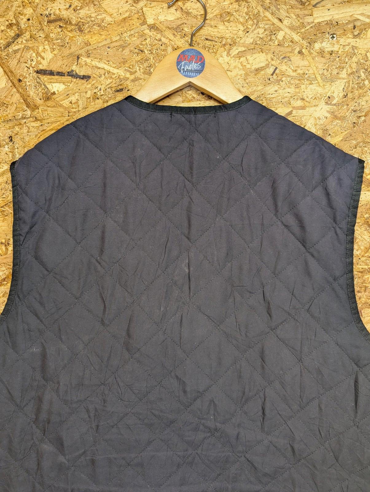 Barbour Quilted Vest Men XL Navy Blue Outdoor Layer Gilet Waistcoat Country