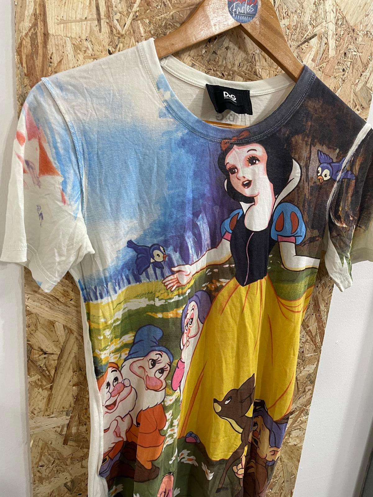 D&G Disney Snow White T-Shirt Size 10 Dolce Gabbana Made In Italy