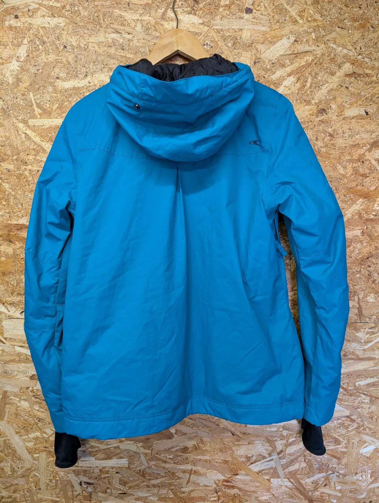 ONeill Escape Series Ski Jacket Women Medium Teal Blue Waterproof Snowboard Hood
