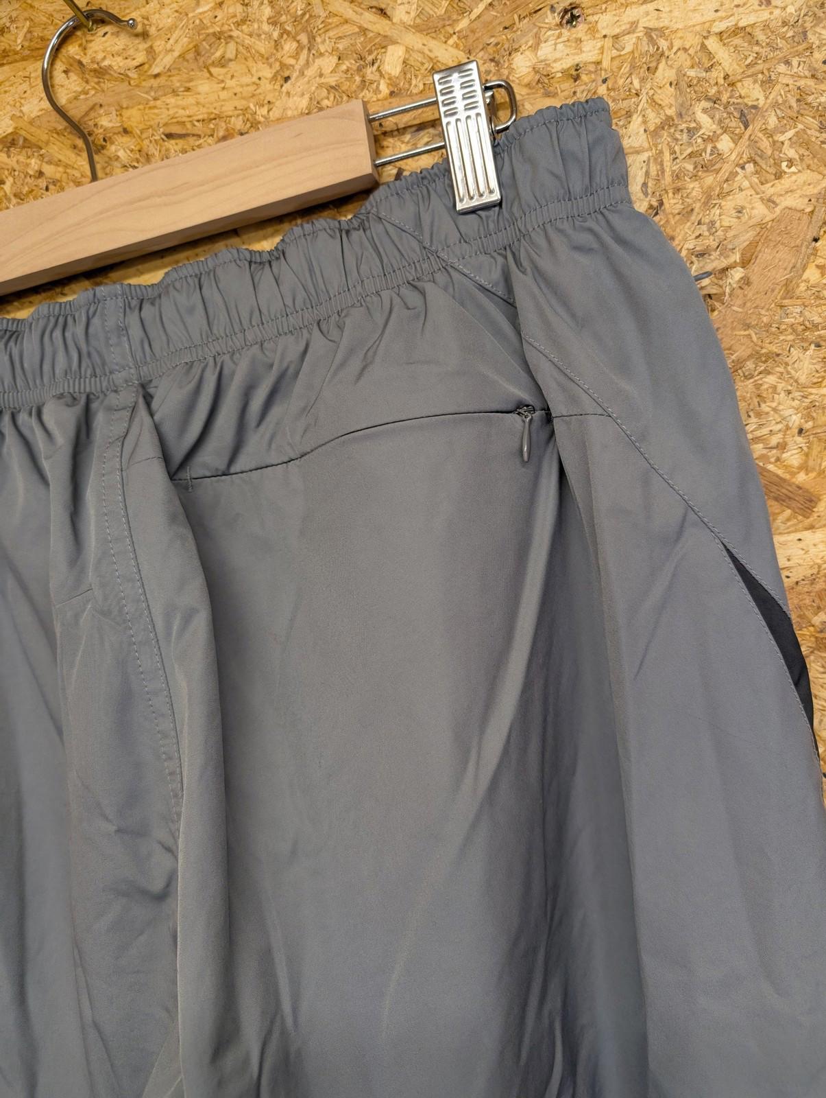 Nike Vintage 90s Track Pants Men Large Water-Repellent Grey Oversized Baggy