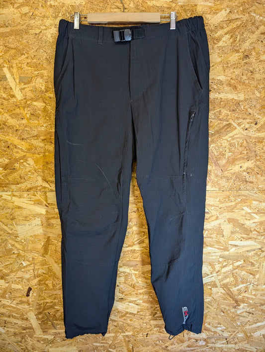 Berghaus Extrem Trousers Mens W36 L32 Black Zip Pockets Outdoor Hiking Walking