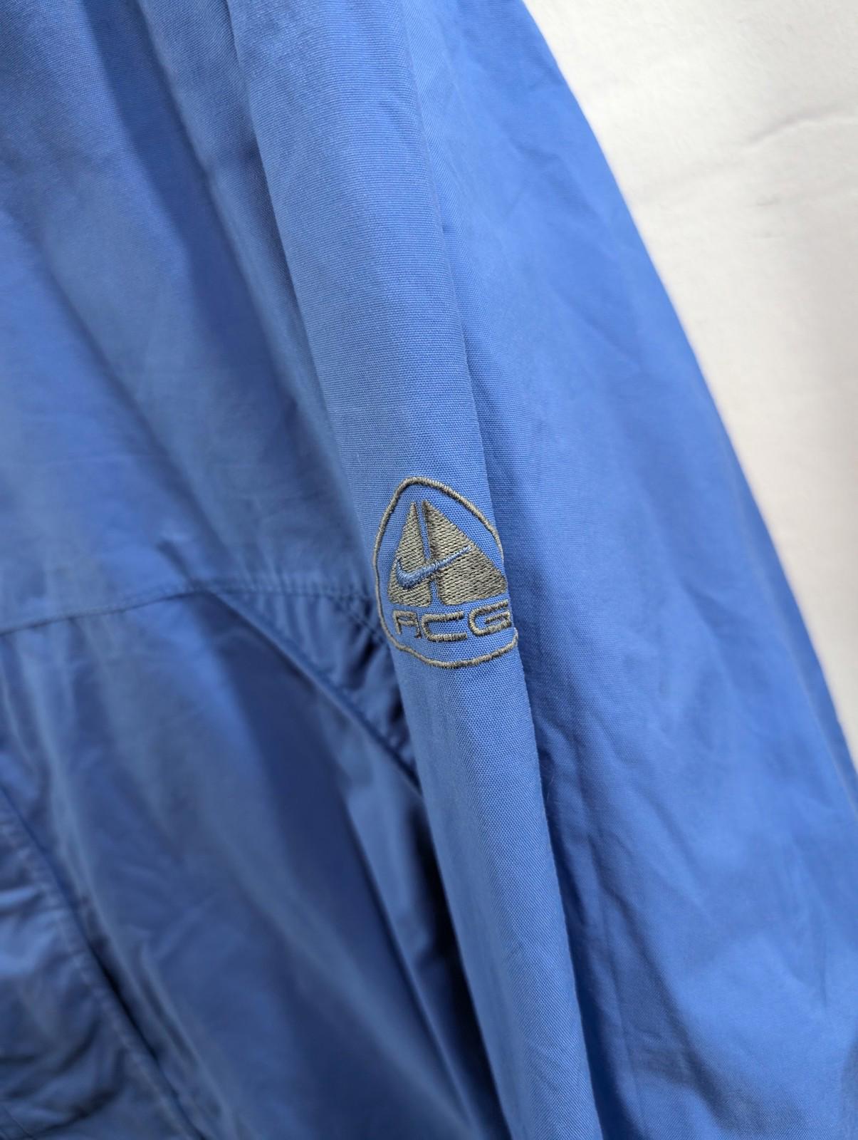 Nike ACG Jacket Men XL Hooded Waterproof Blue Waterproof Gorpcore