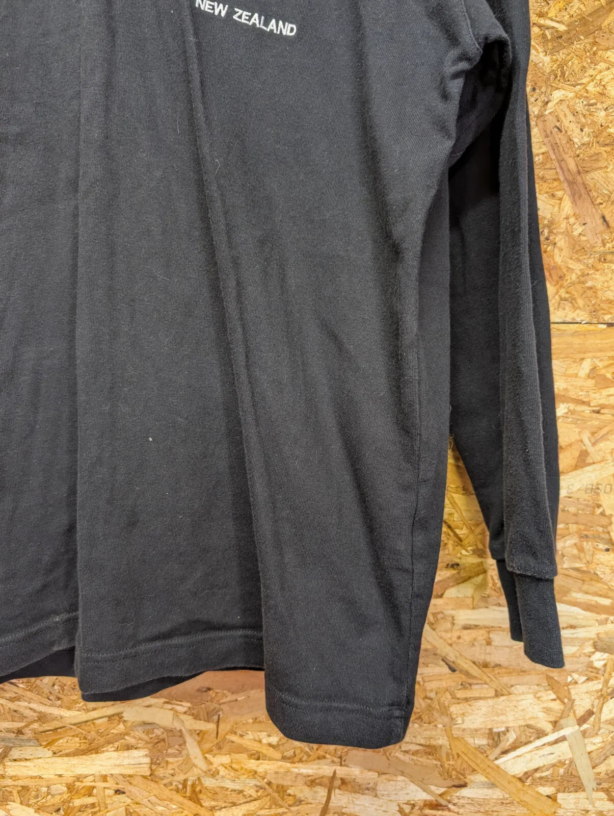 New Zealand Rugby Shirt Men Large Cotton Traders Polo All Blacks Embroidered 90s
