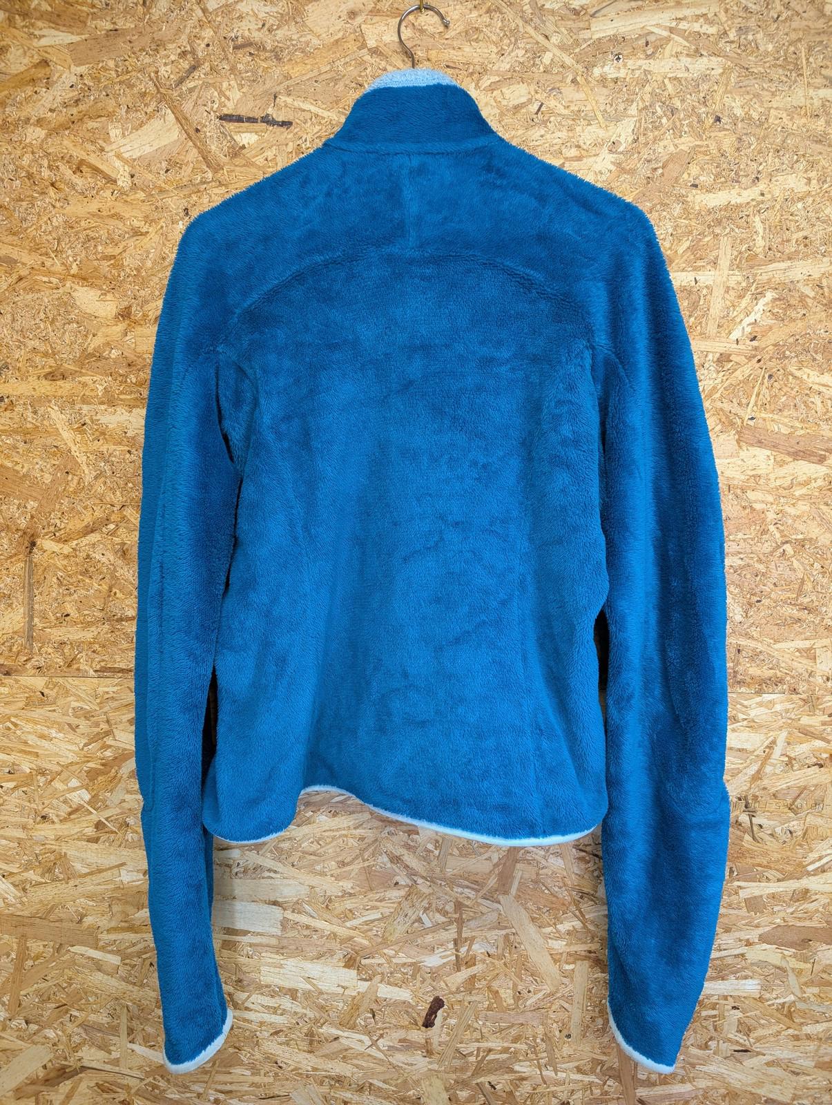 Patagonia R4 Fleece Jacket Large Women Fleece Teal Blue Hiking Polartec Full Zip