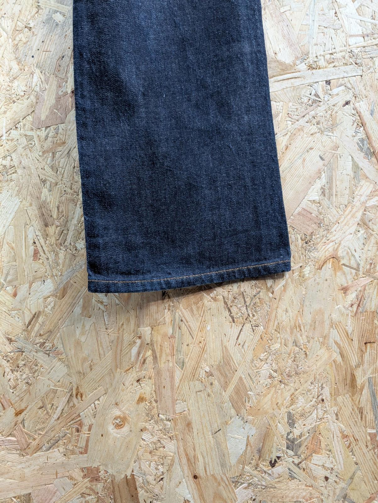 G-Star Jeans W34 L34 Navy Blue Denim Classic Straight Leg Neppy Button Fly