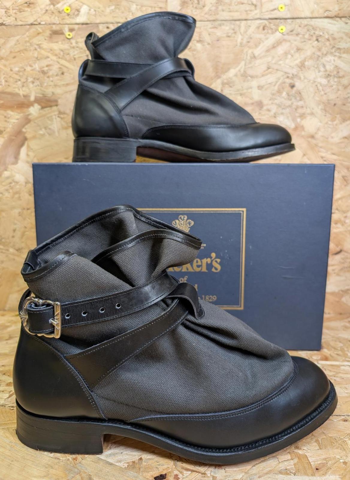 Trickers Highpad Boots Size 7.5 UK 41 EU Black England A Child Of Jago Collab