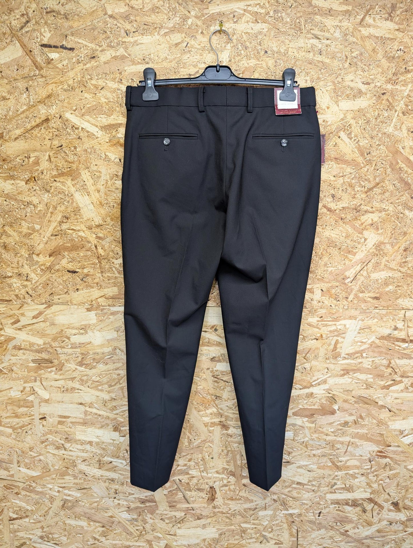 Herbie Frogg Mens W32 S Limited Edition Trousers Black Smart Formal Savile New
