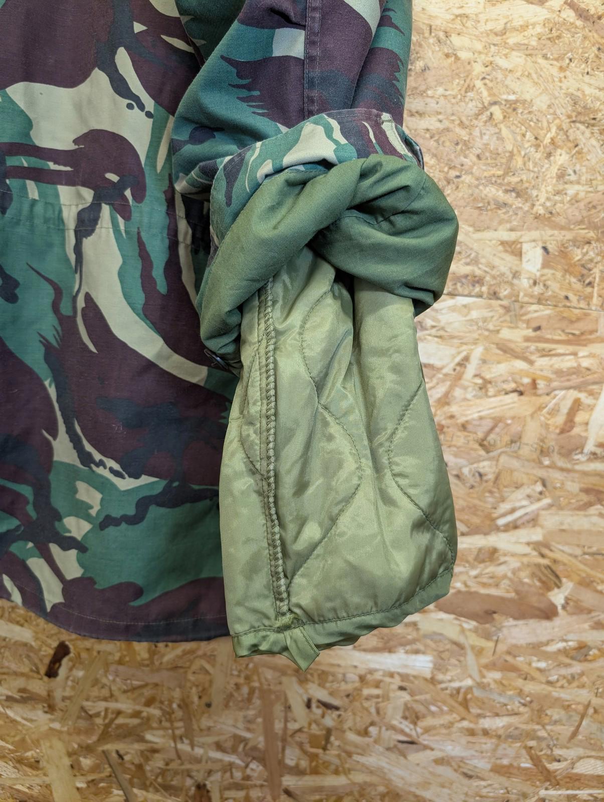 Military M65 Jacket Cold Weather Large Camouflage Liner Army Field Coat Green Woodland Camo