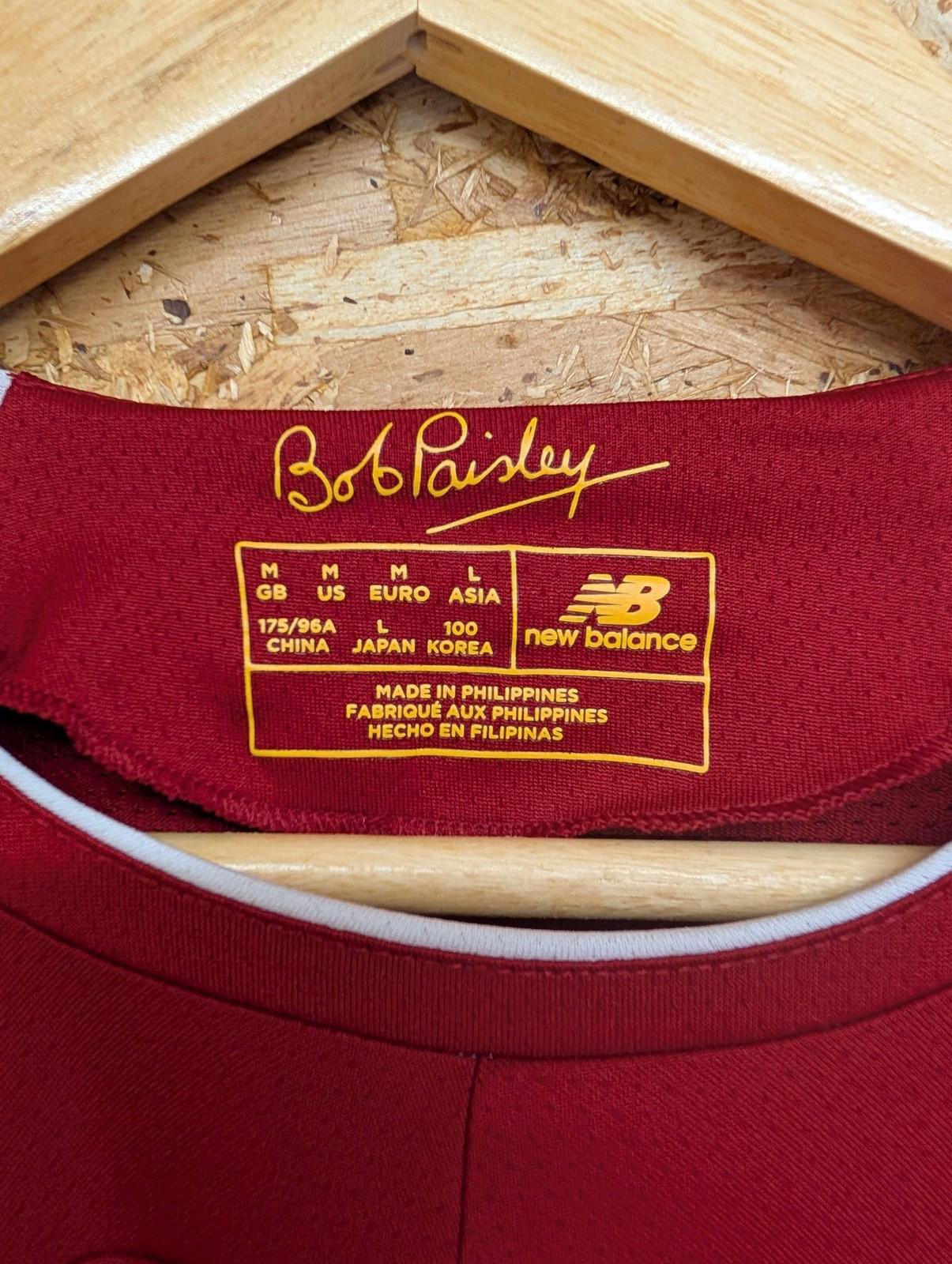 New Balance Liverpool Football Shirt Medium Men 2019/20 Home Kit Red LFC Dunn