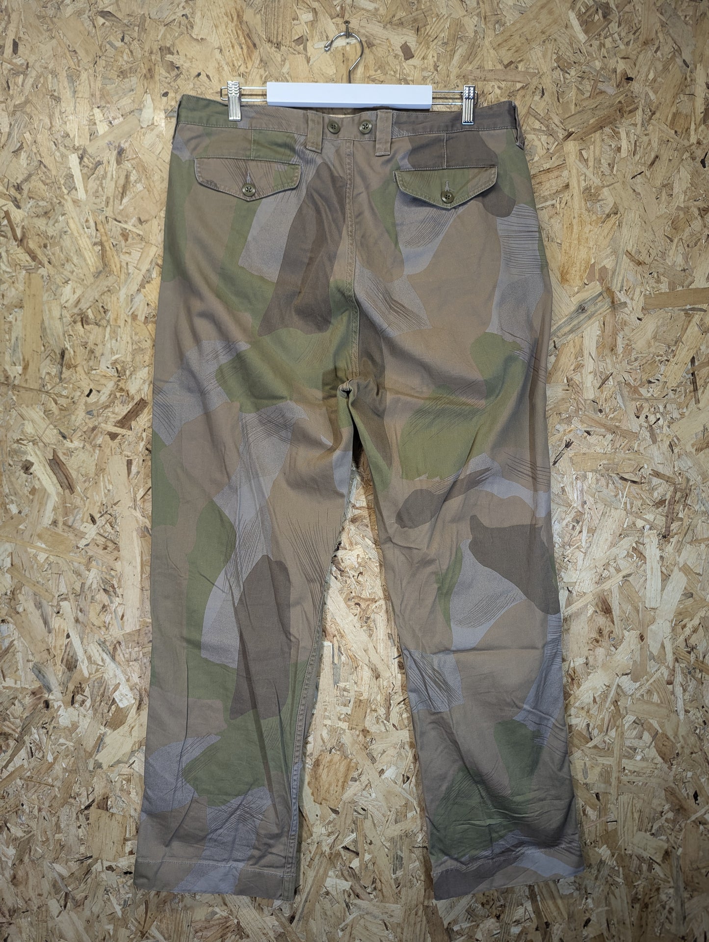 Lybro Nigel Cabourn Utility Trousers Camouflage Army Camo Workwear W36 L31