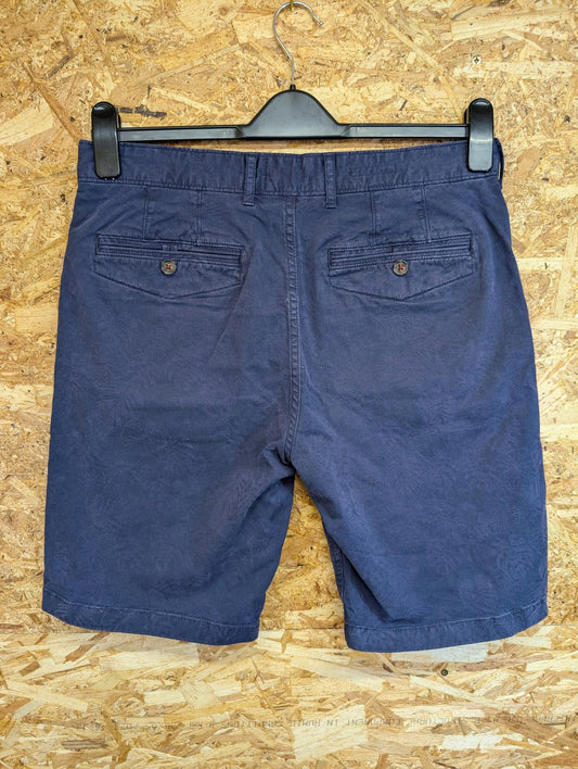 White Stuff Portland Chino Shorts Men 32R Casual Navy Blue