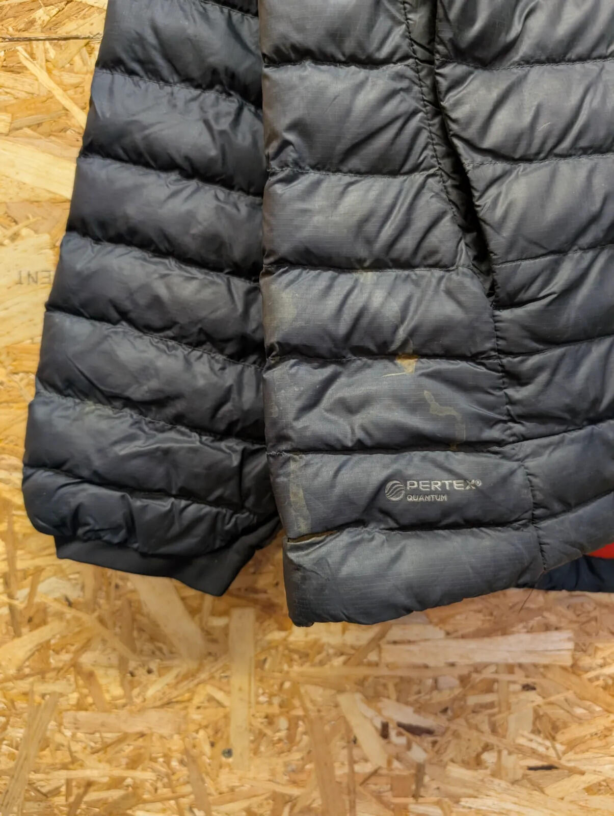 Rab Cirrus Puffer Jacket Mens XL Black Full Zip Insulated Pertex Quantum Layer