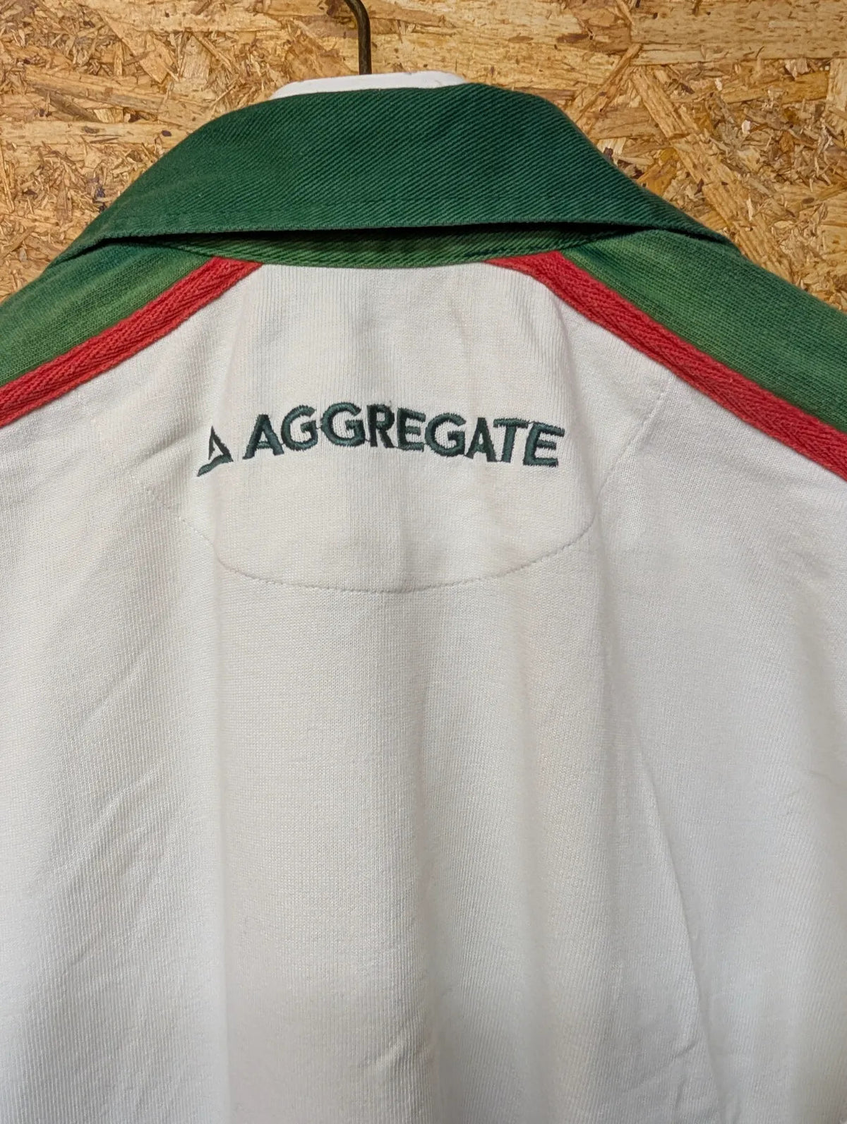 Vintage Leicester Tigers Away Rugby Shirt Mens Medium White Cotton Traders 90s