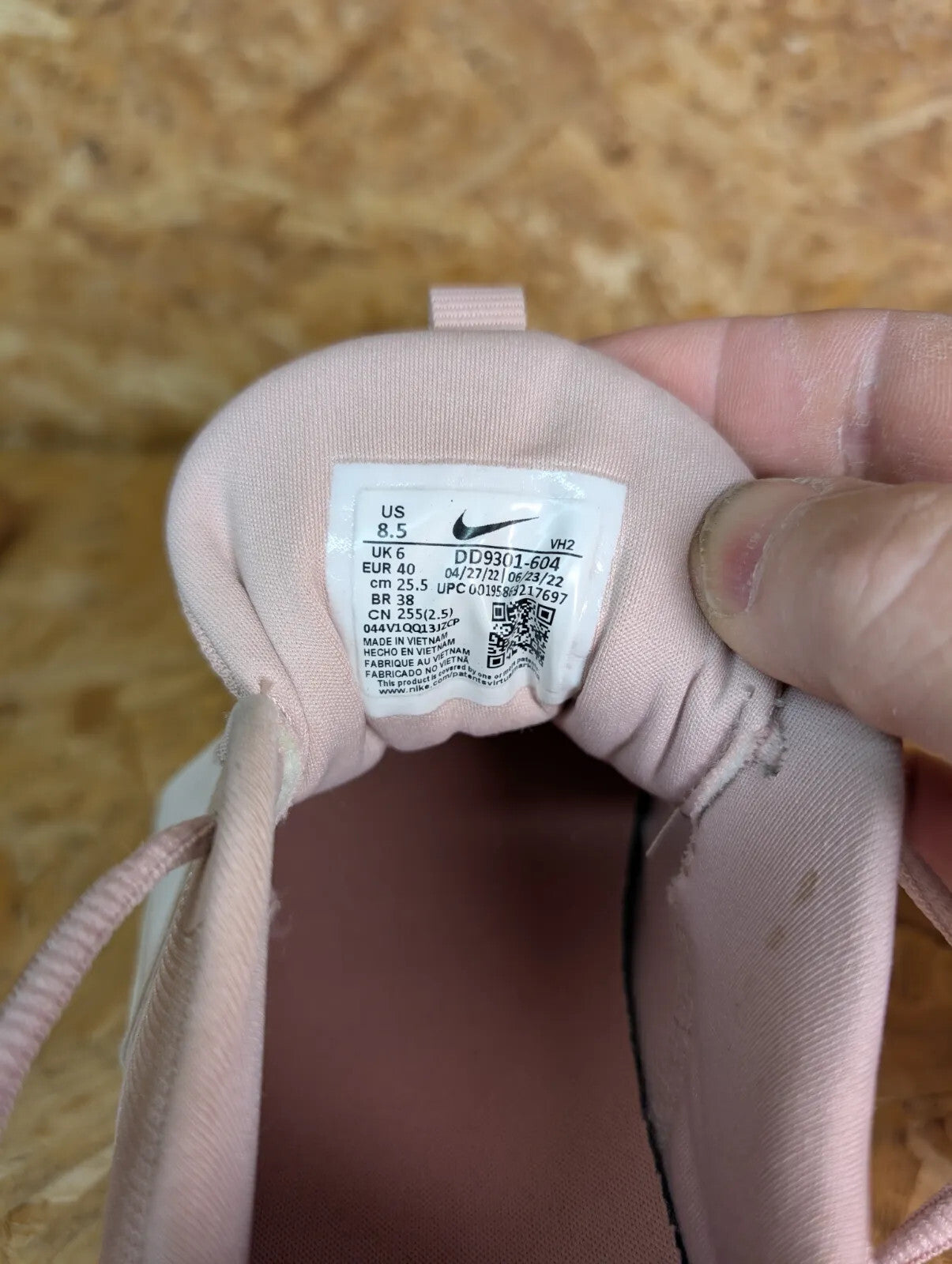 Nike Womens Renew TR 12 Running Trainers UK6 Pink White DD9301 Sneakers Shoes