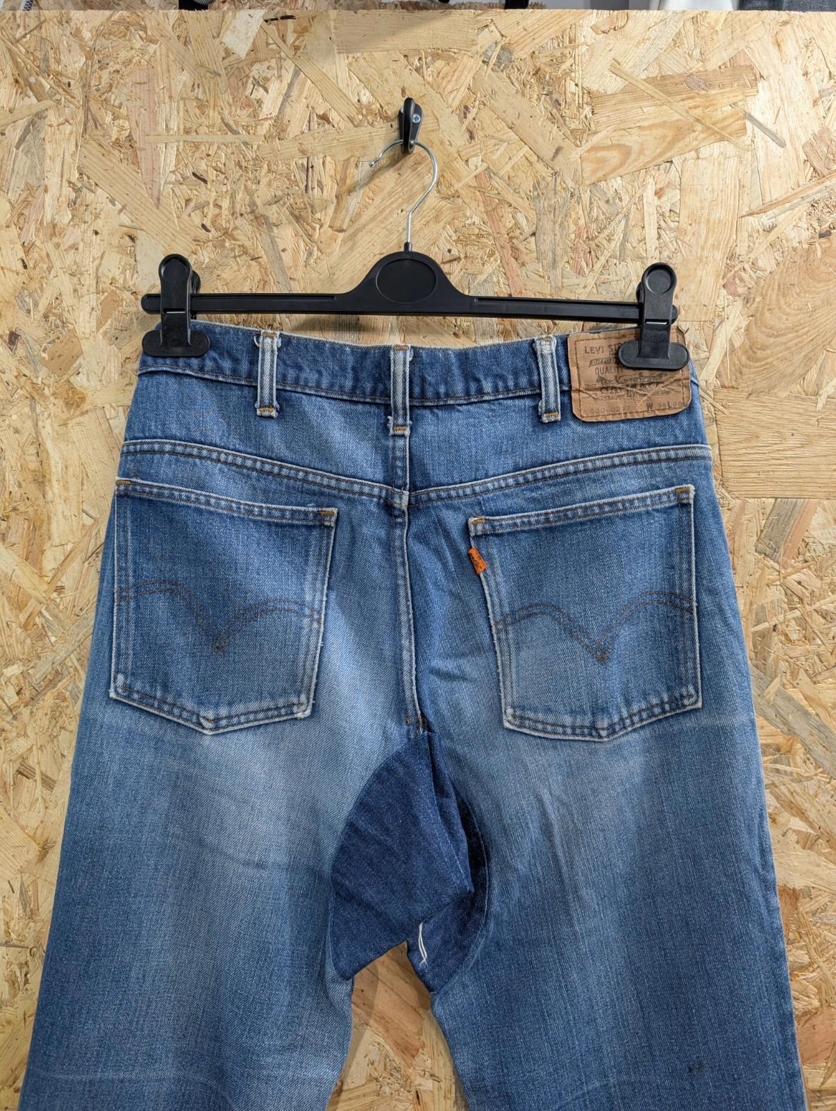 Levis 630 Patch Jeans W32 L35 USA Orange Tab Vintage 80s Blue Denim Zip Fly
