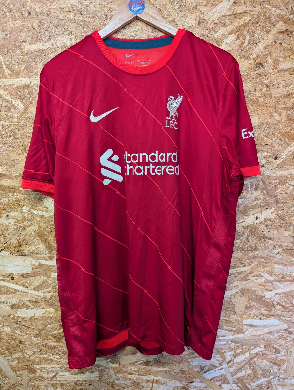 Nike Liverpool 2022 Home FC Football Shirt Mens XL Red Dri FIT Short Sleeve