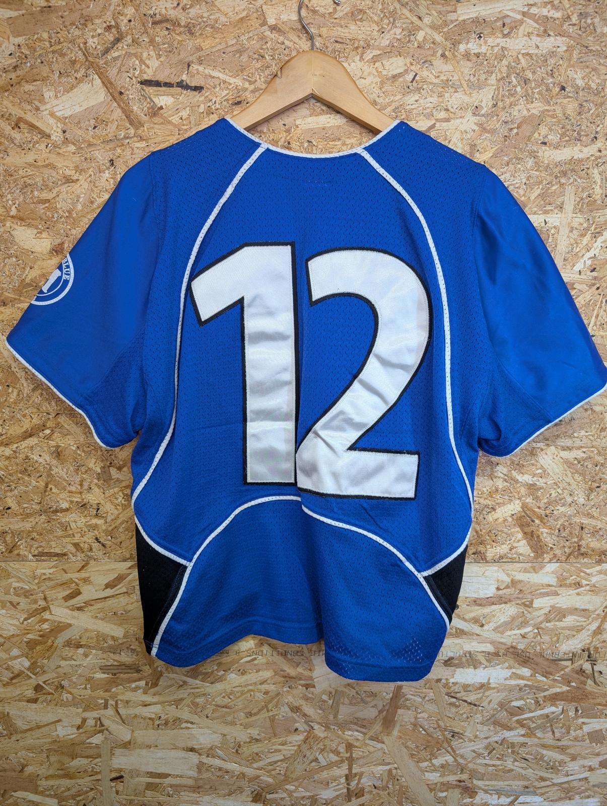 St Marys Lacrosse Jersey Womens Medium College Top Vintage 90s Nike Blue Black