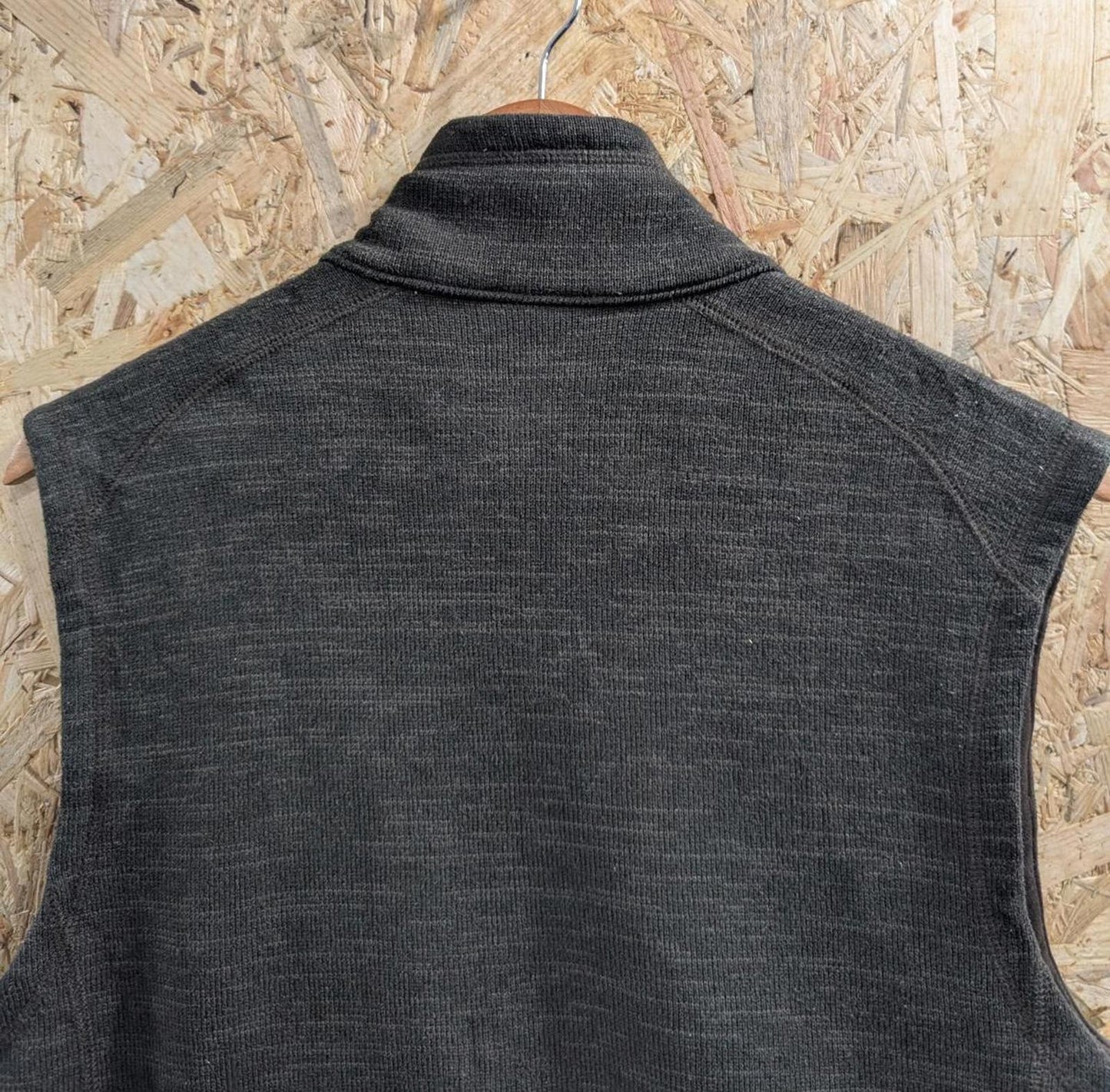 Patagonia Better Sweater Gilet Fleece Large Men Brown Full Zip Bodywarmer Vest