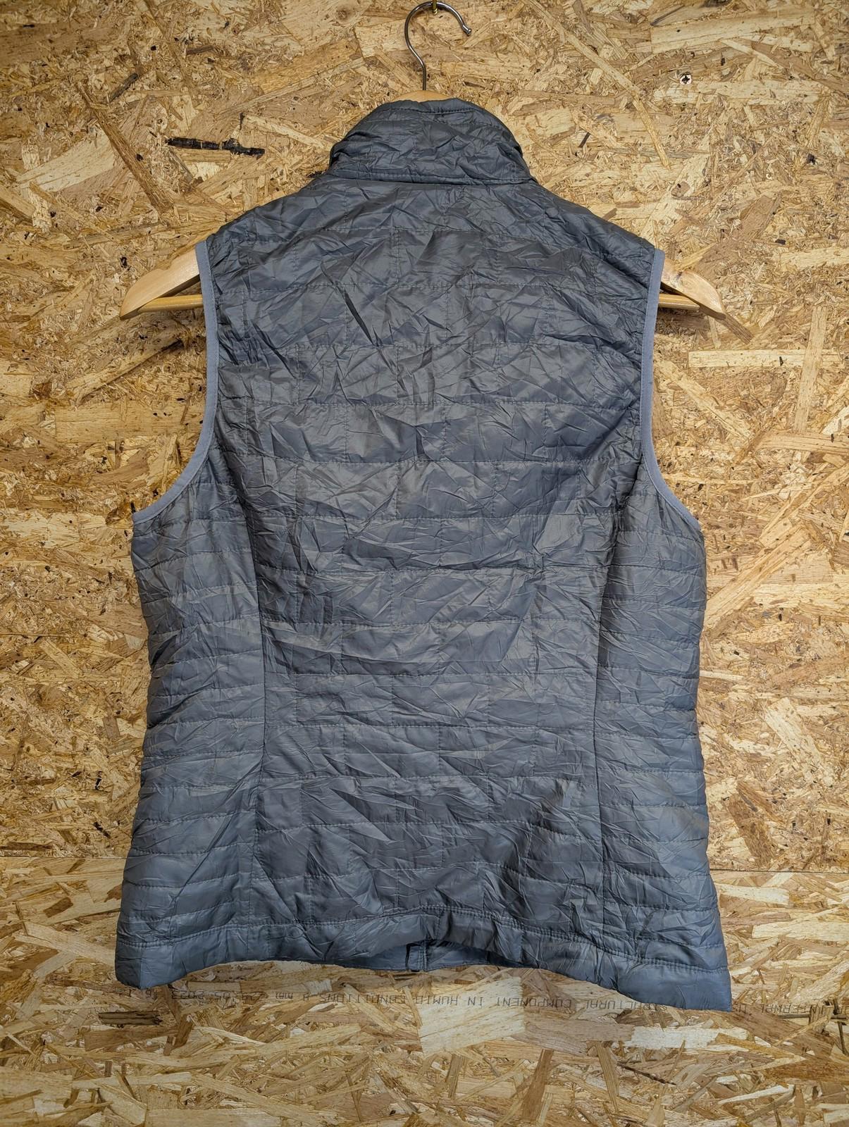Patagonia Nano Puff Vest Medium Women Grey Gilet Insulated Bodywarmer Jacket