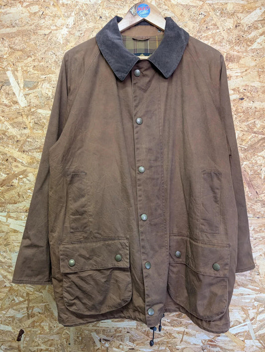 Barbour Beaufort Jacket Mens Medium Brown Lightweight Waterproof Breathable