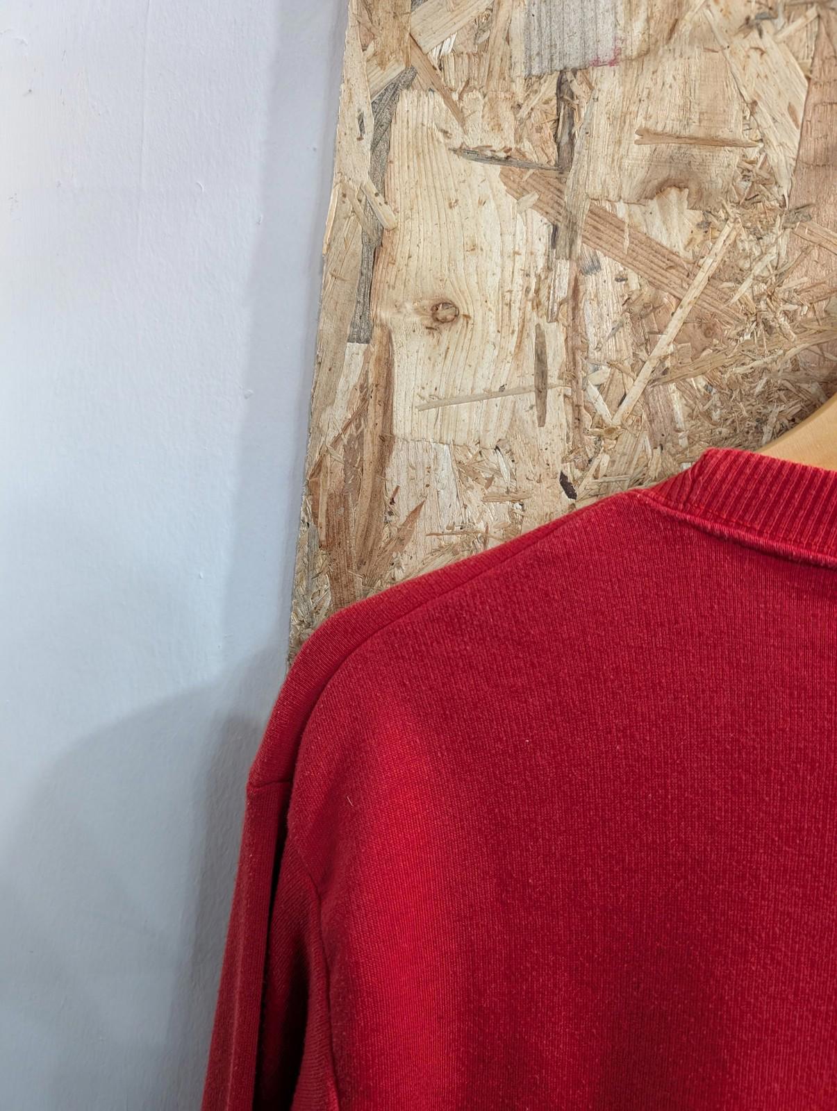 Lacoste Chemise Sweatshirt Small Men Embroidered Logo Red Oi Polloi France Made