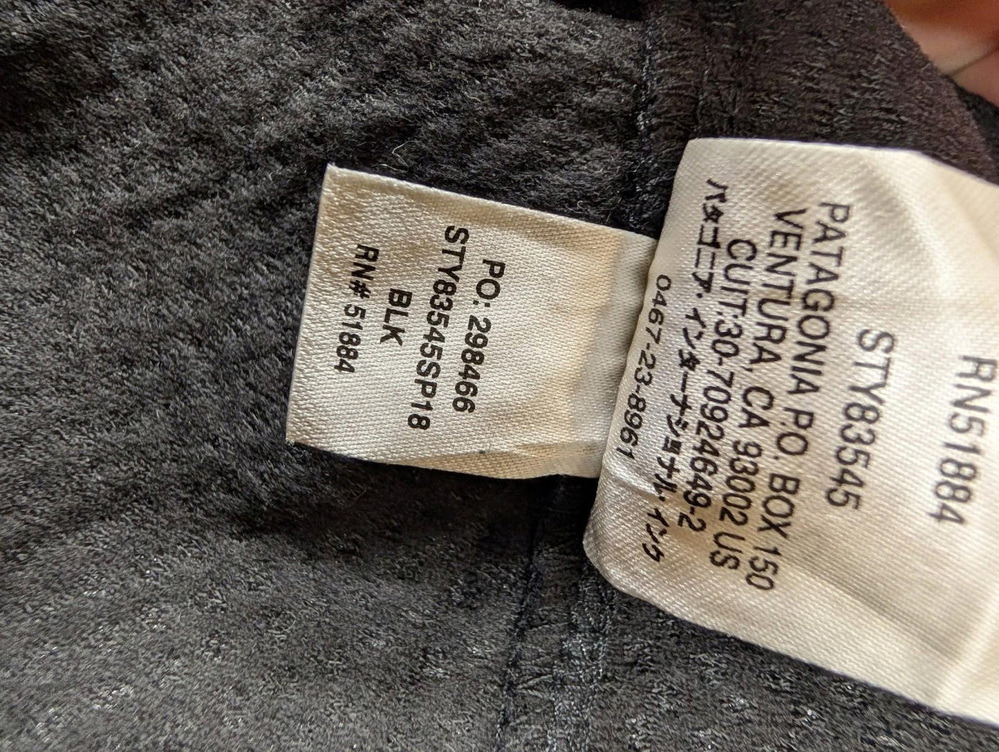 Patagonia Adze Softshell Jacket Large Women Black Lightweight Zip Hiking Walking