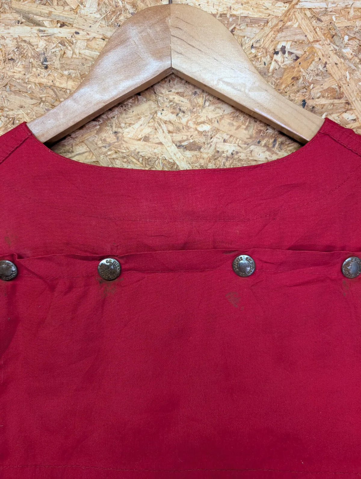 Filson Red Cotton Dry Cloth Vest Mens Size 40 Medium USA Made Lot 10 Gilet 60s