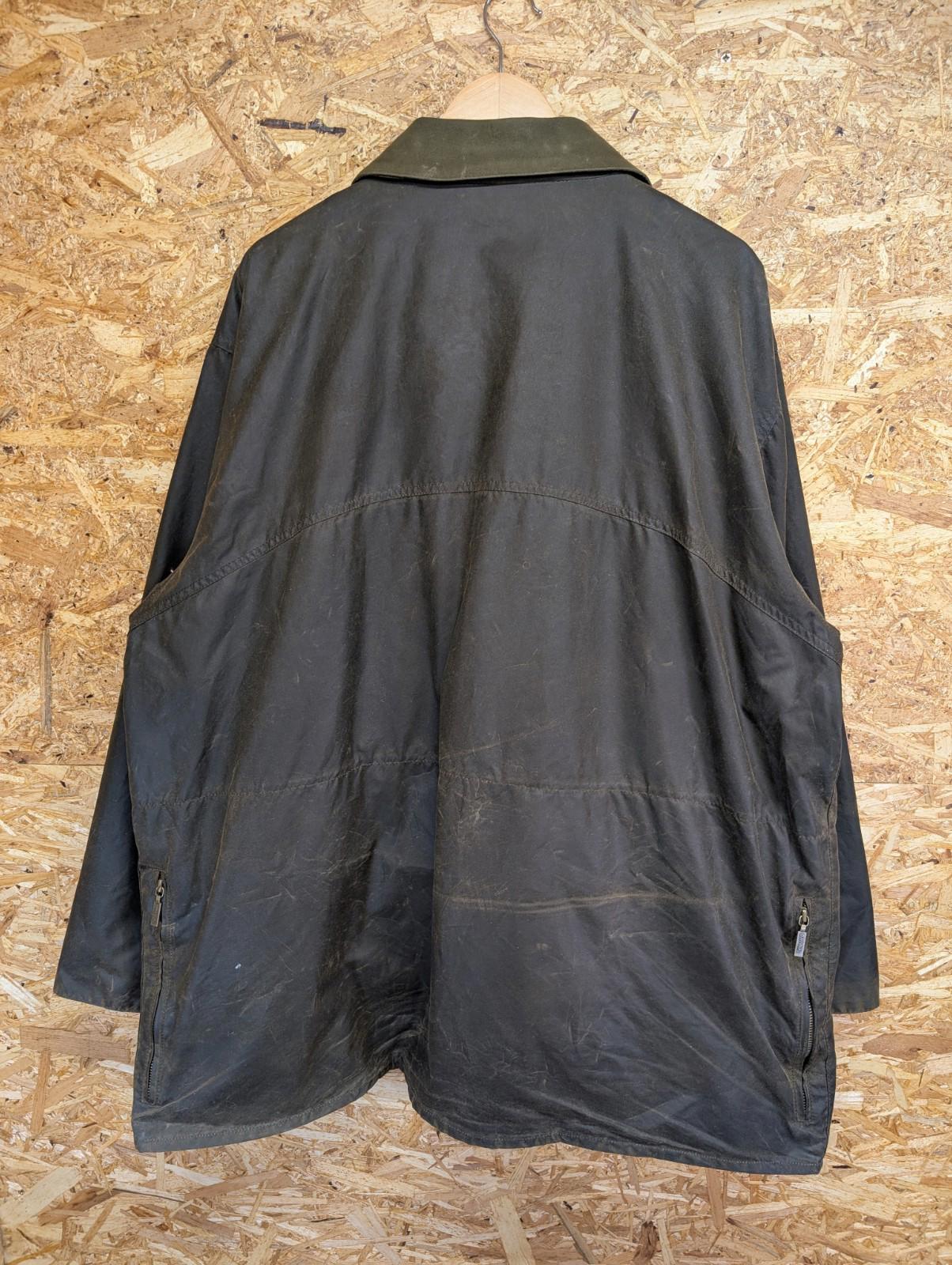 Barbour Berwick Wax Jacket XL Men A570 Long Cotton Brown England Made Tartan