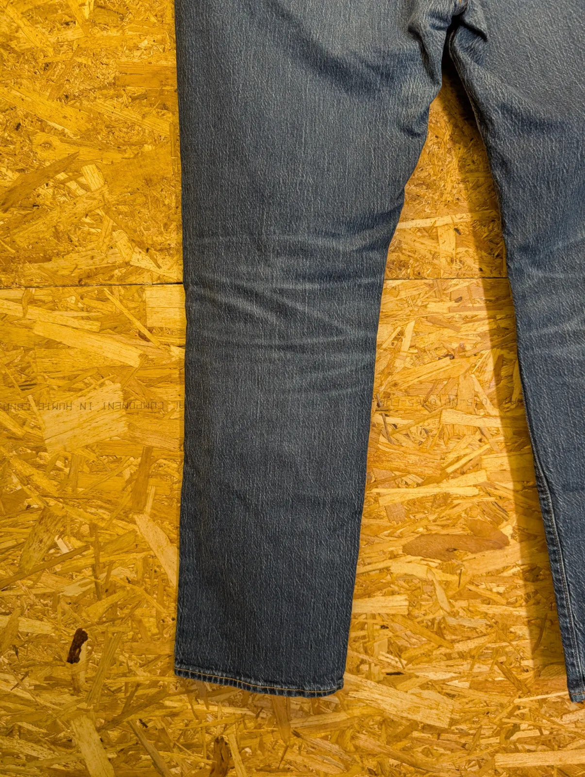 Levis 502 Blue Jeans Mens W32 L30 Big E Tab Premium Denim Straight Leg Zip Fly