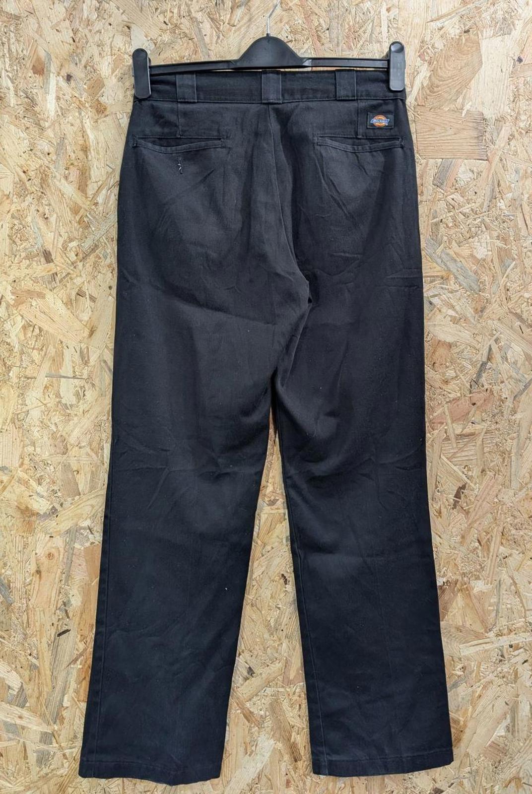 Dickies 874 Skate Chino Pants W30 L32 Black Trousers Baggies Skate Zip Relaxed