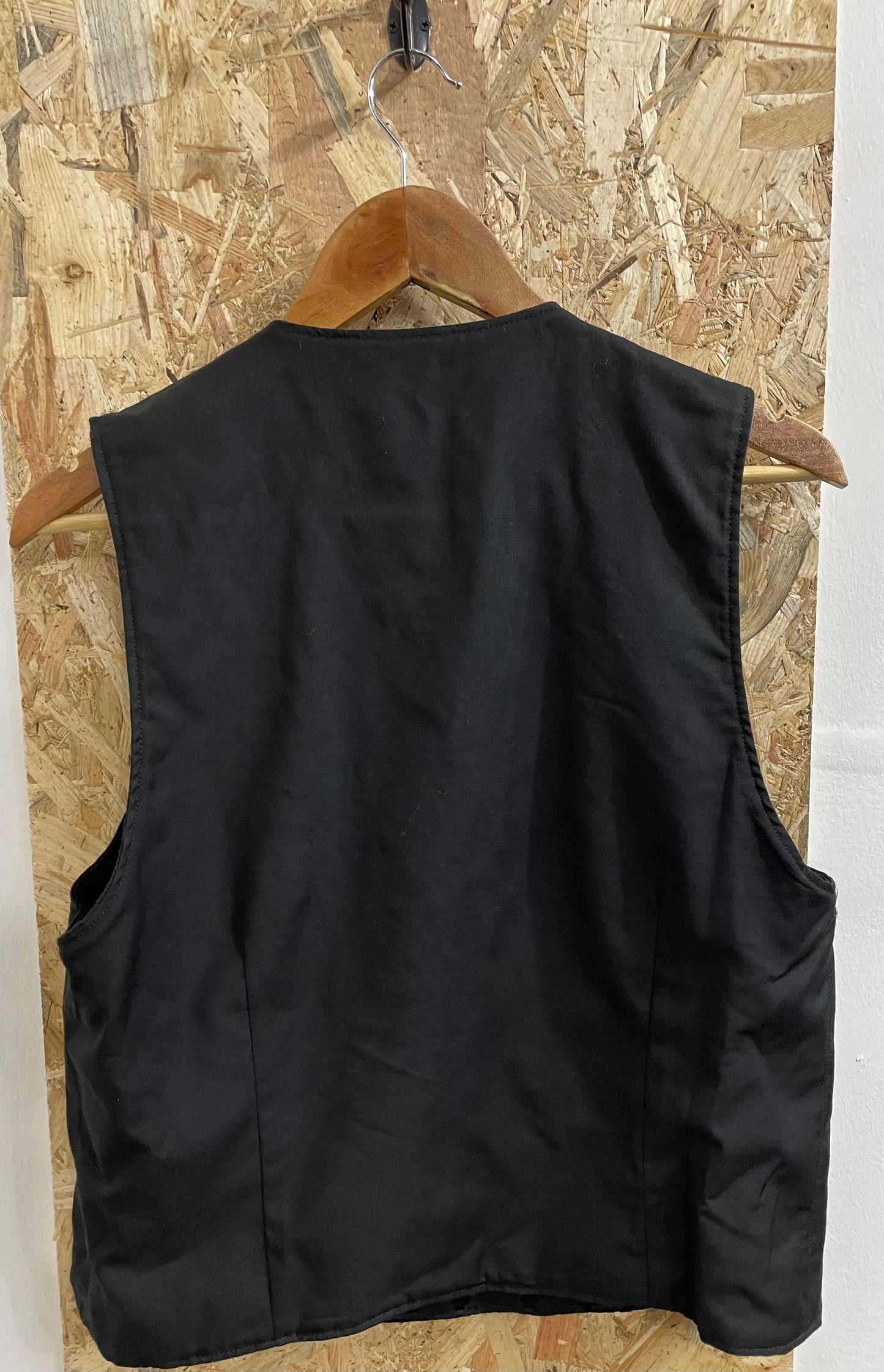 Engineered Garments Reversible Black Waistcoat Lined Vest Made In USA Small