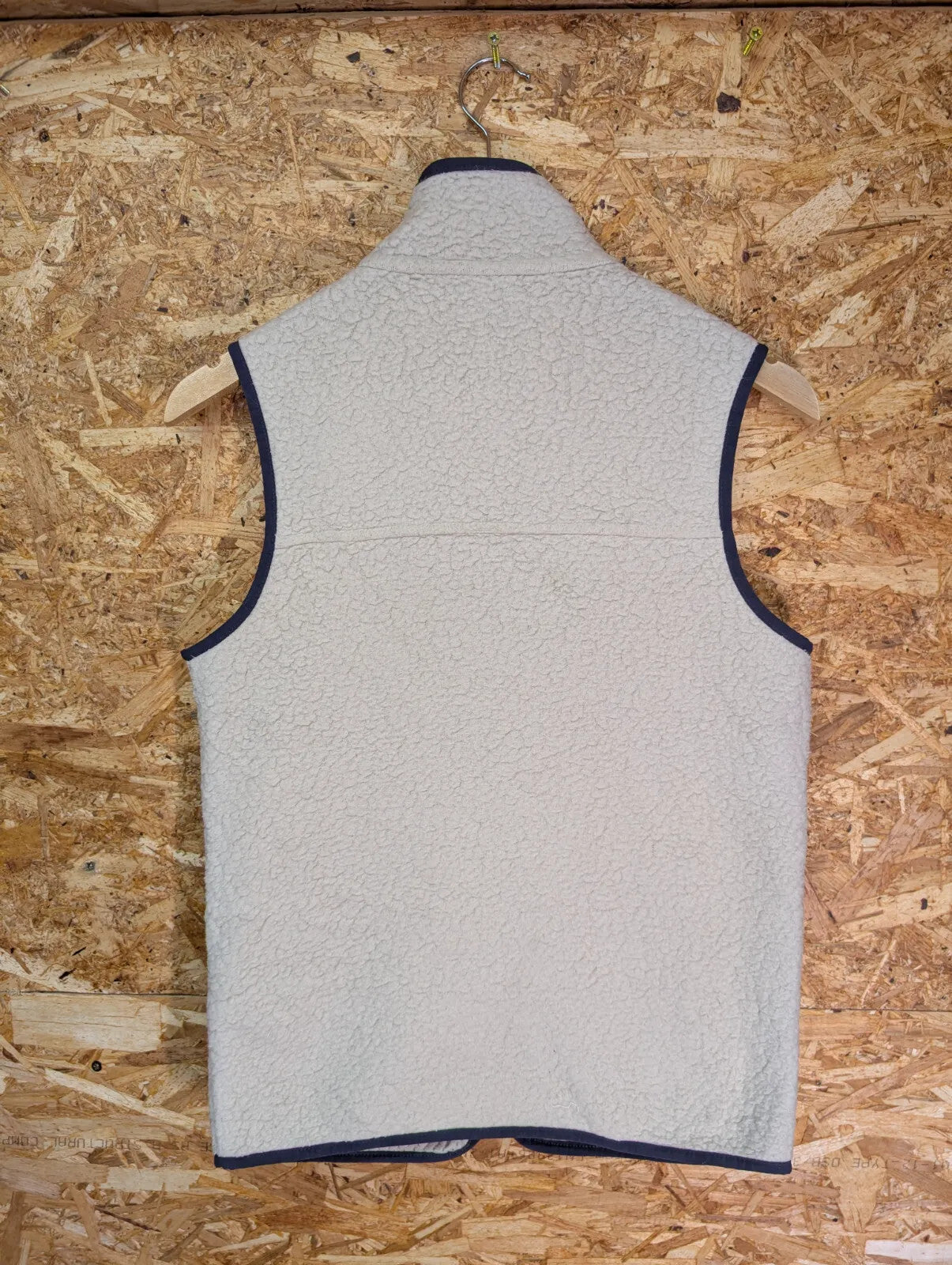 Patagonia Oatmeal Retro-X Pile Fleece Womens XS Vest Zip Cream Gilet Bodywarmer