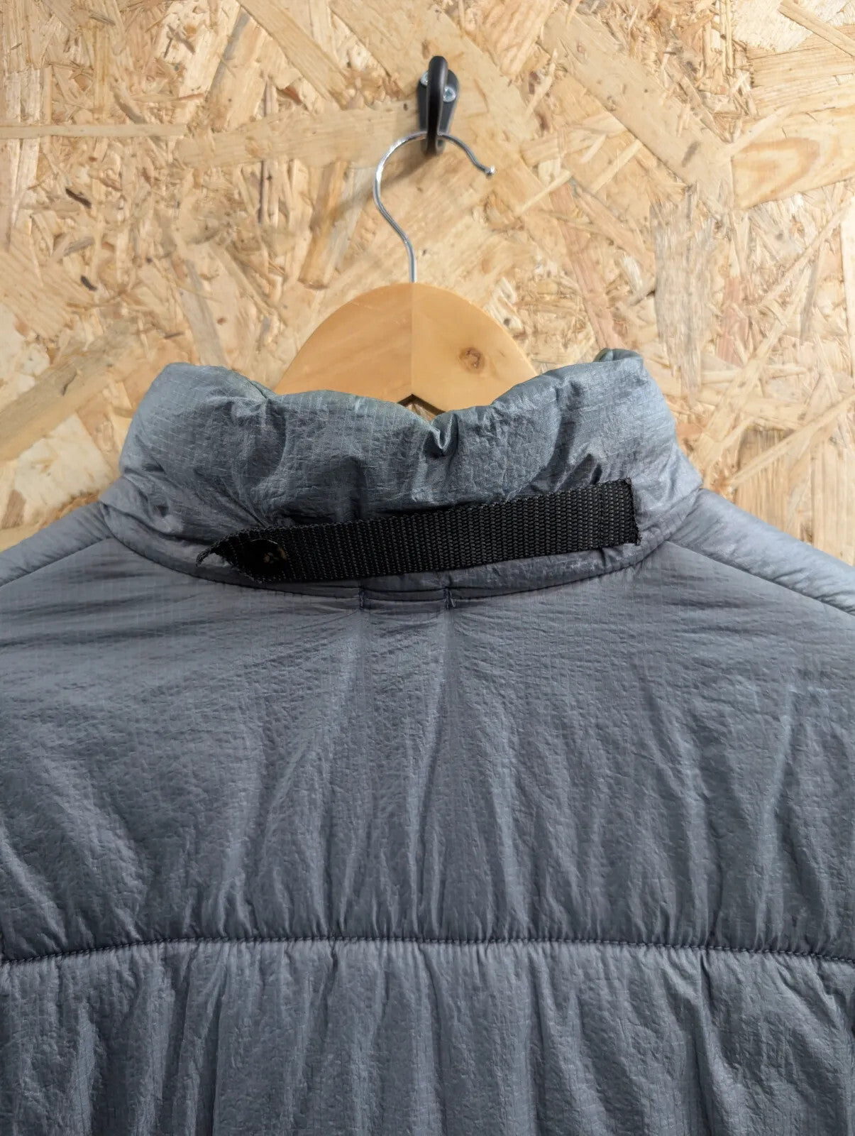 Vintage Stone Island Puffer Jacket Mens XL Grey 95 Massimo Osti Italy Green Edge