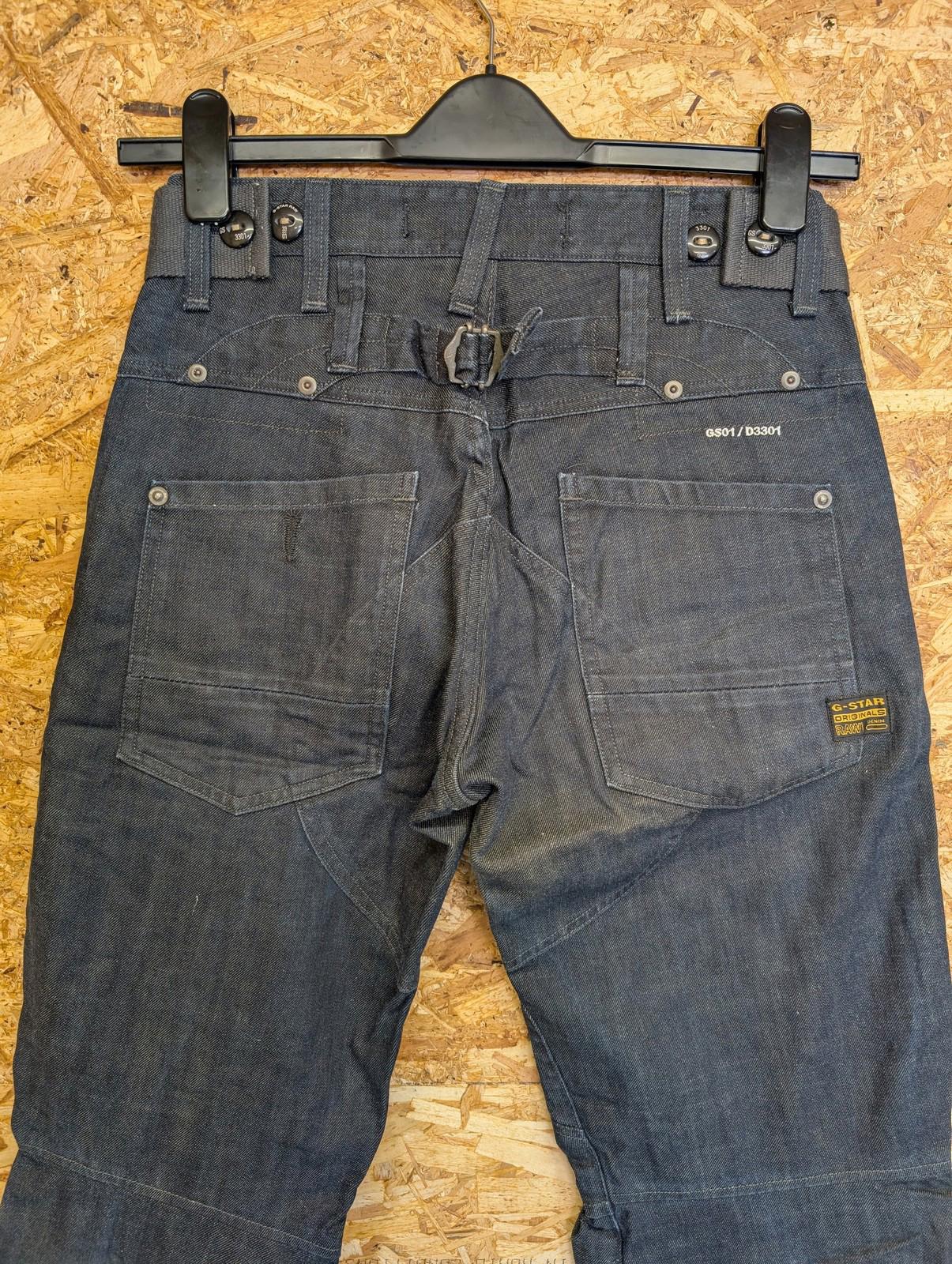 G-Star Raw Storm Elwood Jeans W28 L32 Men Cargo Utility Straight Leg Dark Denim