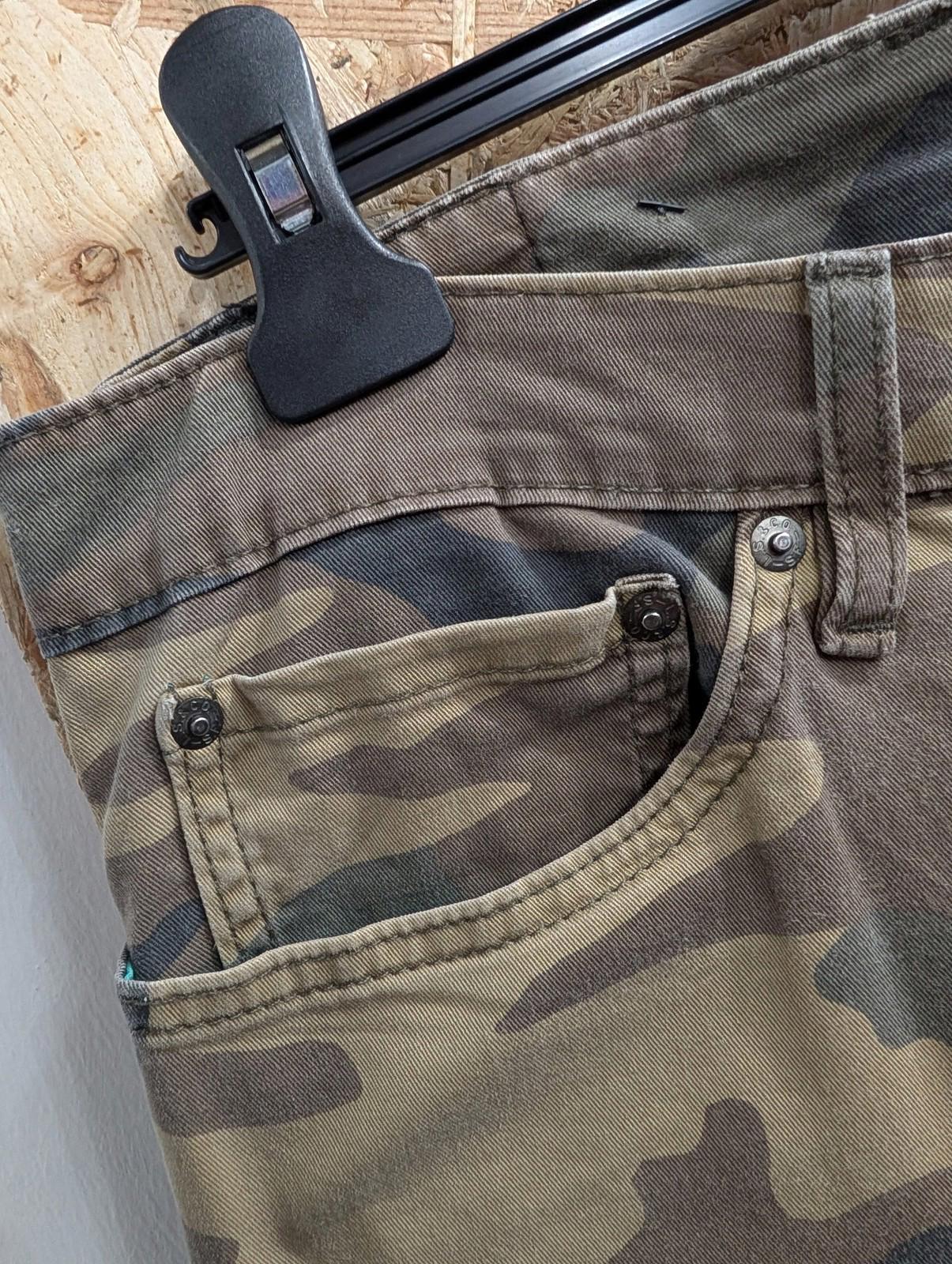 Levis 511 Jeans W38 L32 Men Camouflage Slim Fit Camo Utility Cotton Chino