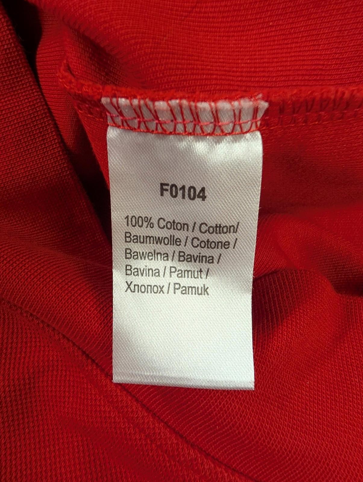 Lacoste Sweatshirt Large Men 5 Crew Neck Cotton Rare Red Croc Logo Casuals Oi