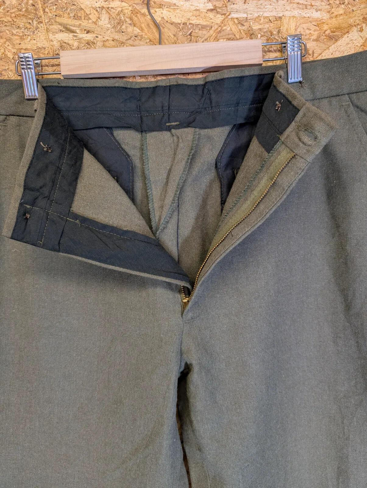Filson Forestry Cloth Trousers W42 L28 Style 14 Wool Green Work Wear USA Made